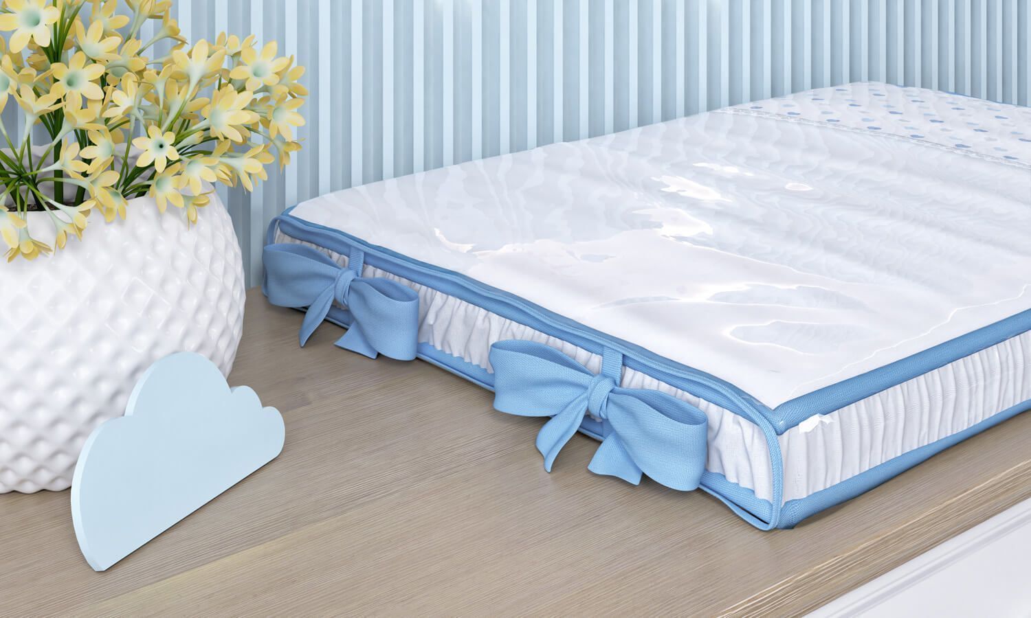 Trocador de Fraldas Corações