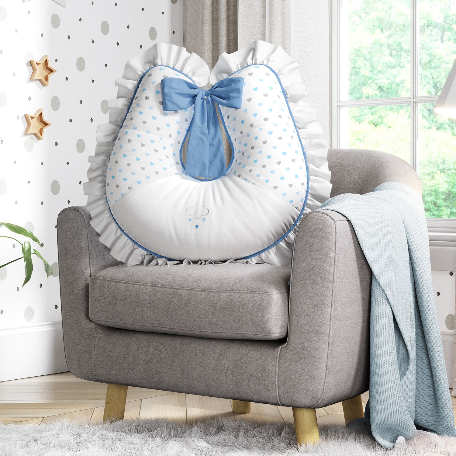 Almofada Amamentação Chuva de Amor