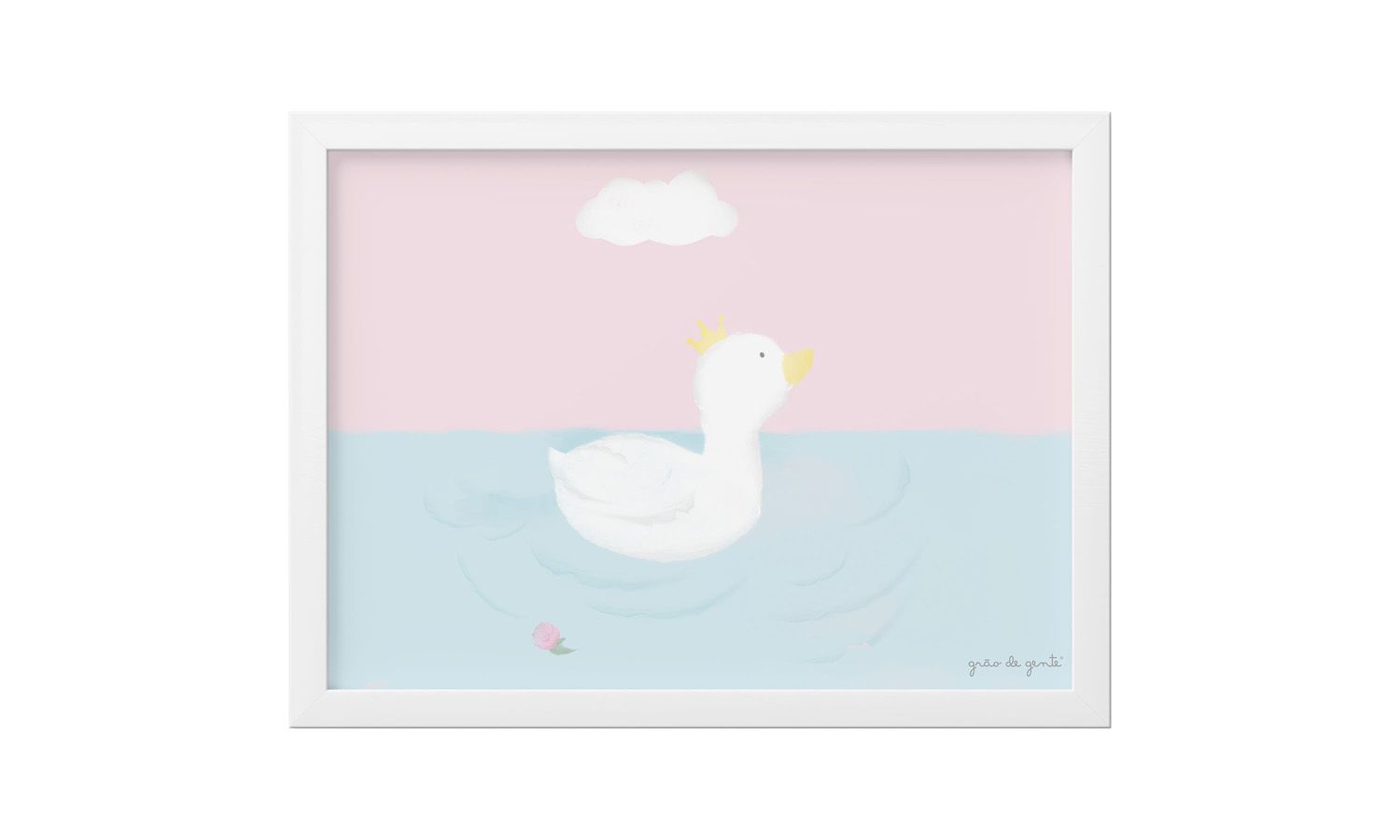 Quadro Baby Cisne 33cm