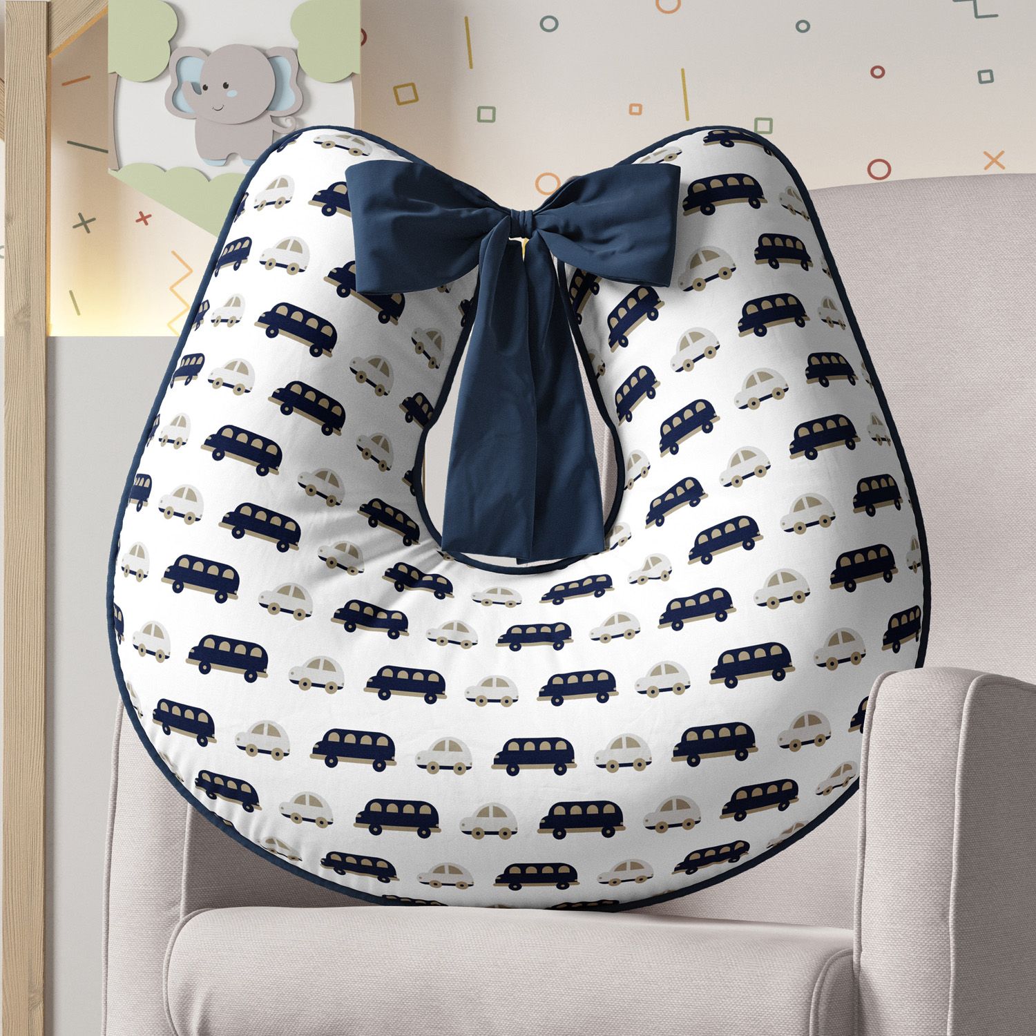 Almofada Amamentação Carrinhos