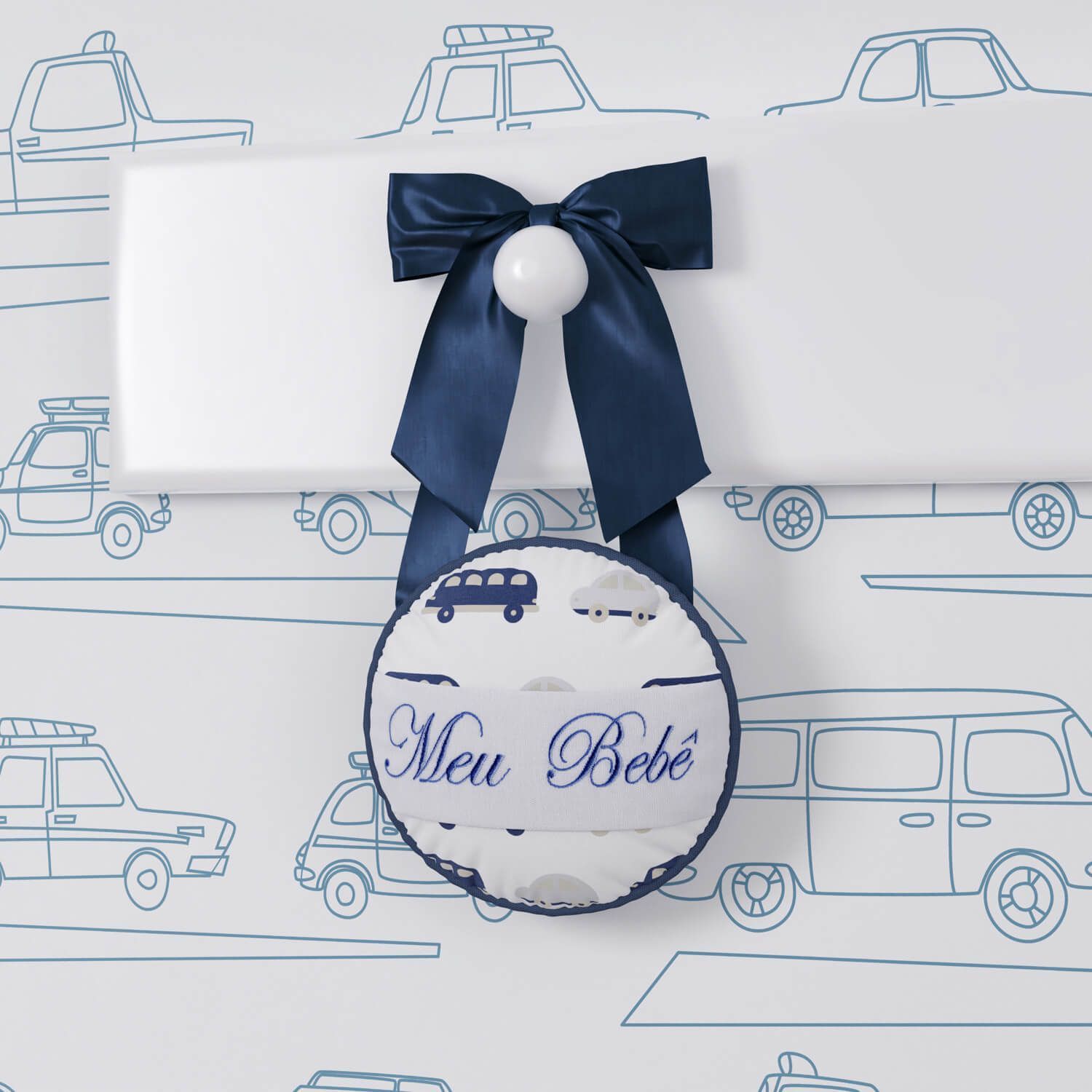 Medalhão Maternidade Carrinhos