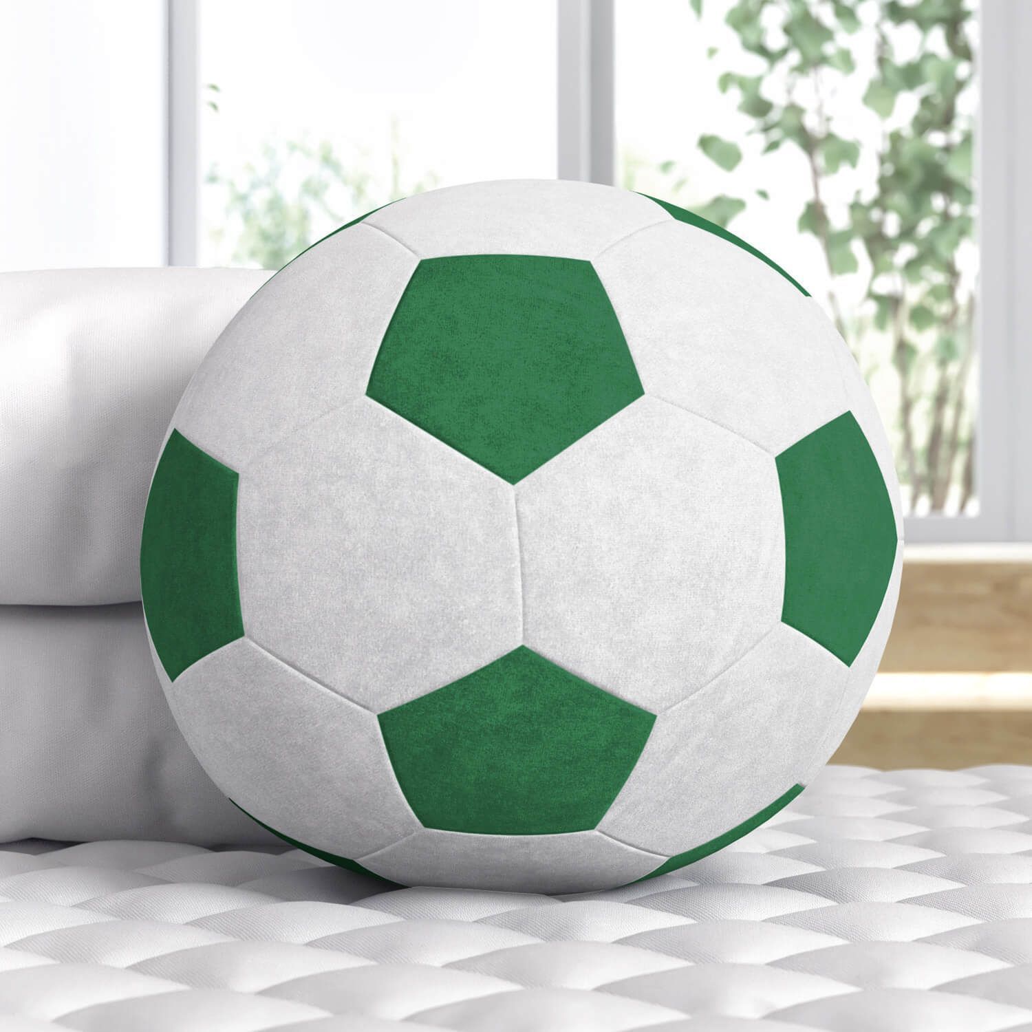 Bola de Futebol Verde 24cm