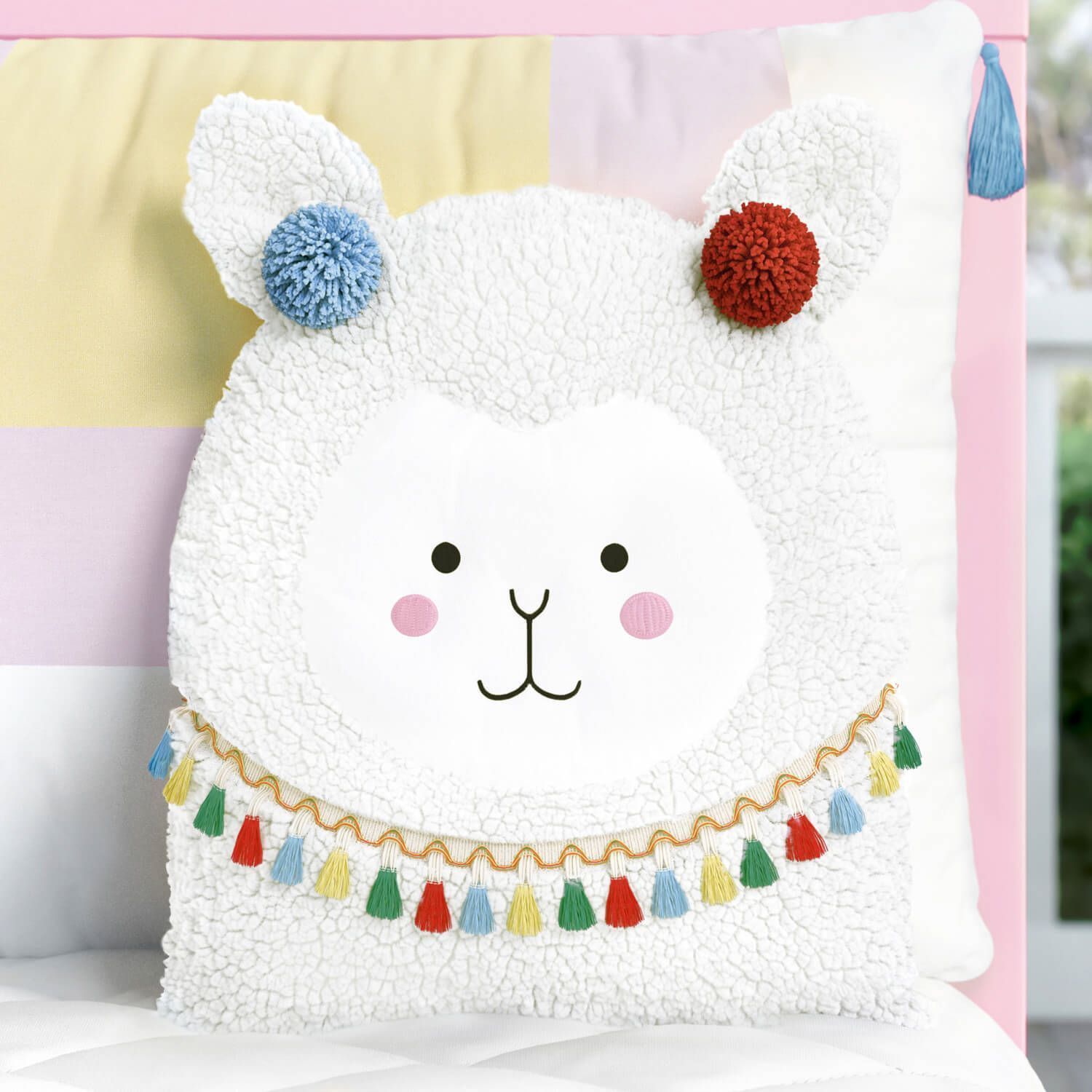Almofada Amiguinha Lhama Tassel 31cm