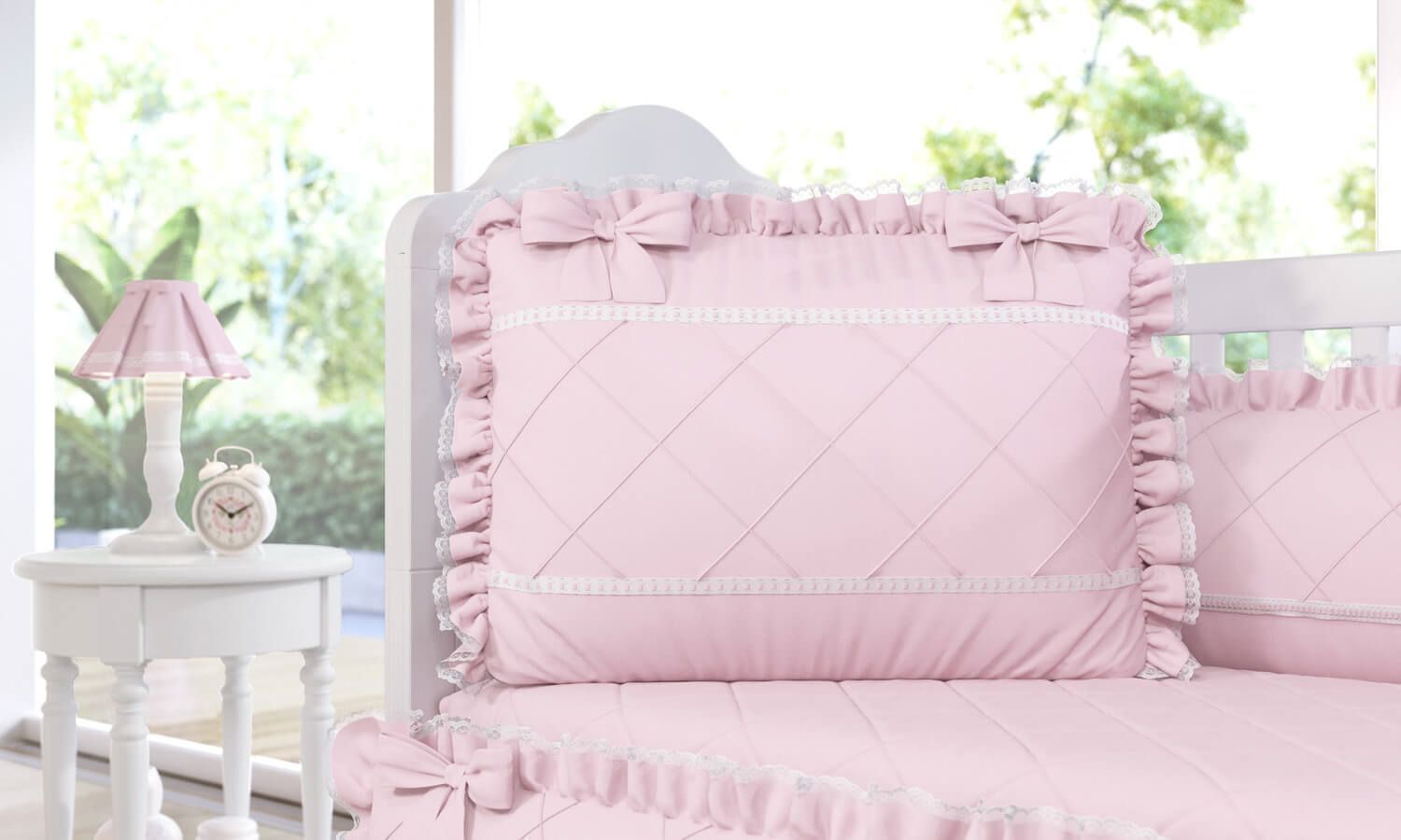 Kit Berço Branco Clássico