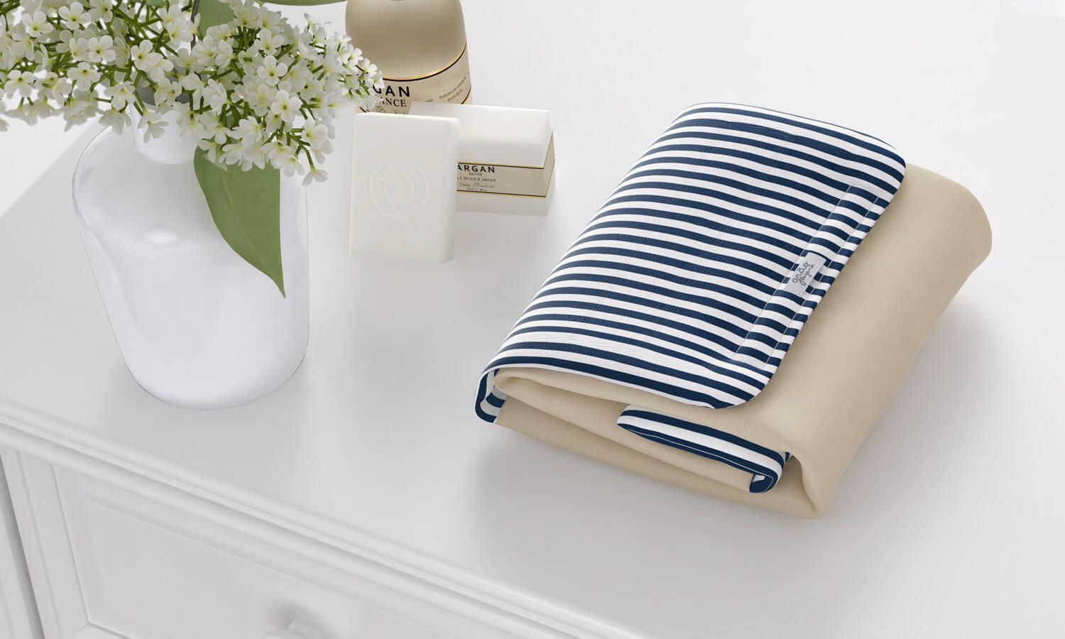 Trocador de Fraldas Portátil Luxo Azul Marinho 85x40cm