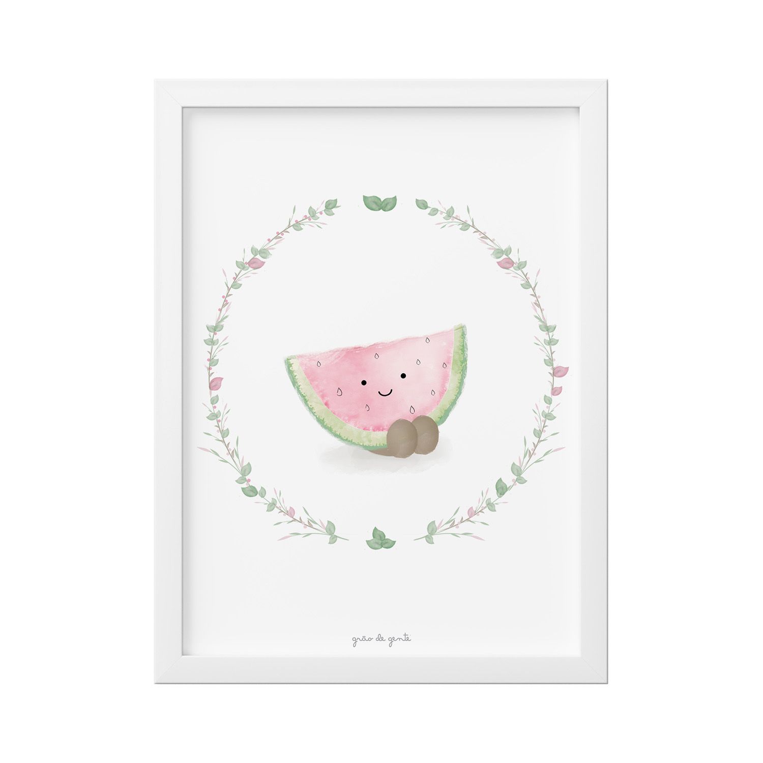 Quadro Amiguinha Melancia 25cm