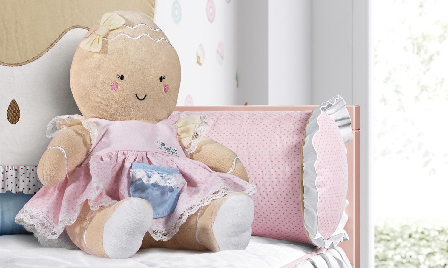 Boneca Baby Biscoitinha 27cm