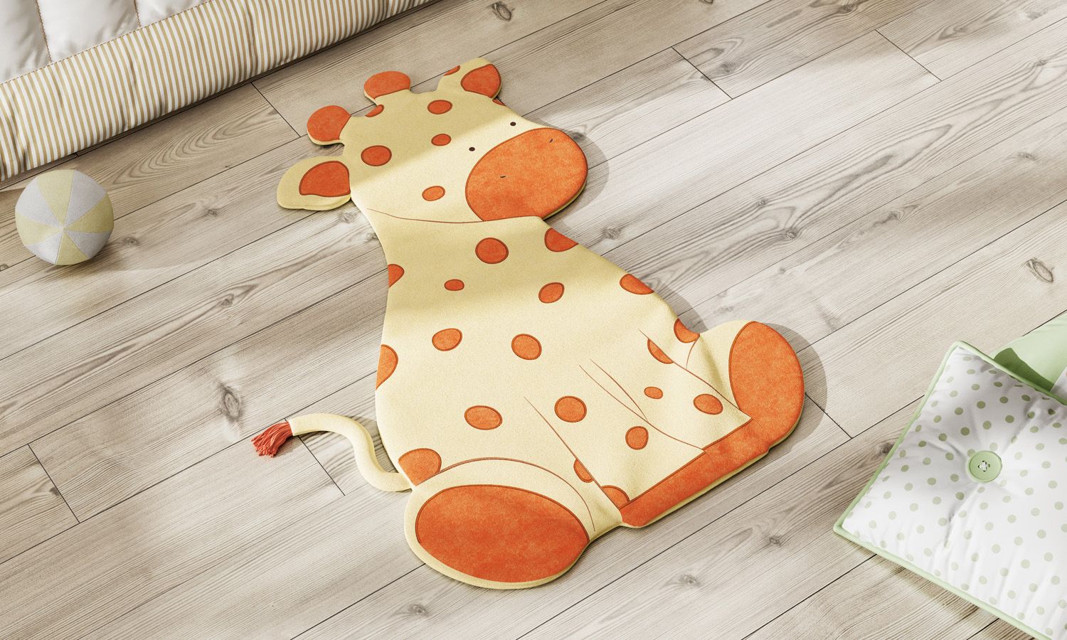 Tapete Amiguinha Girafa 90CM