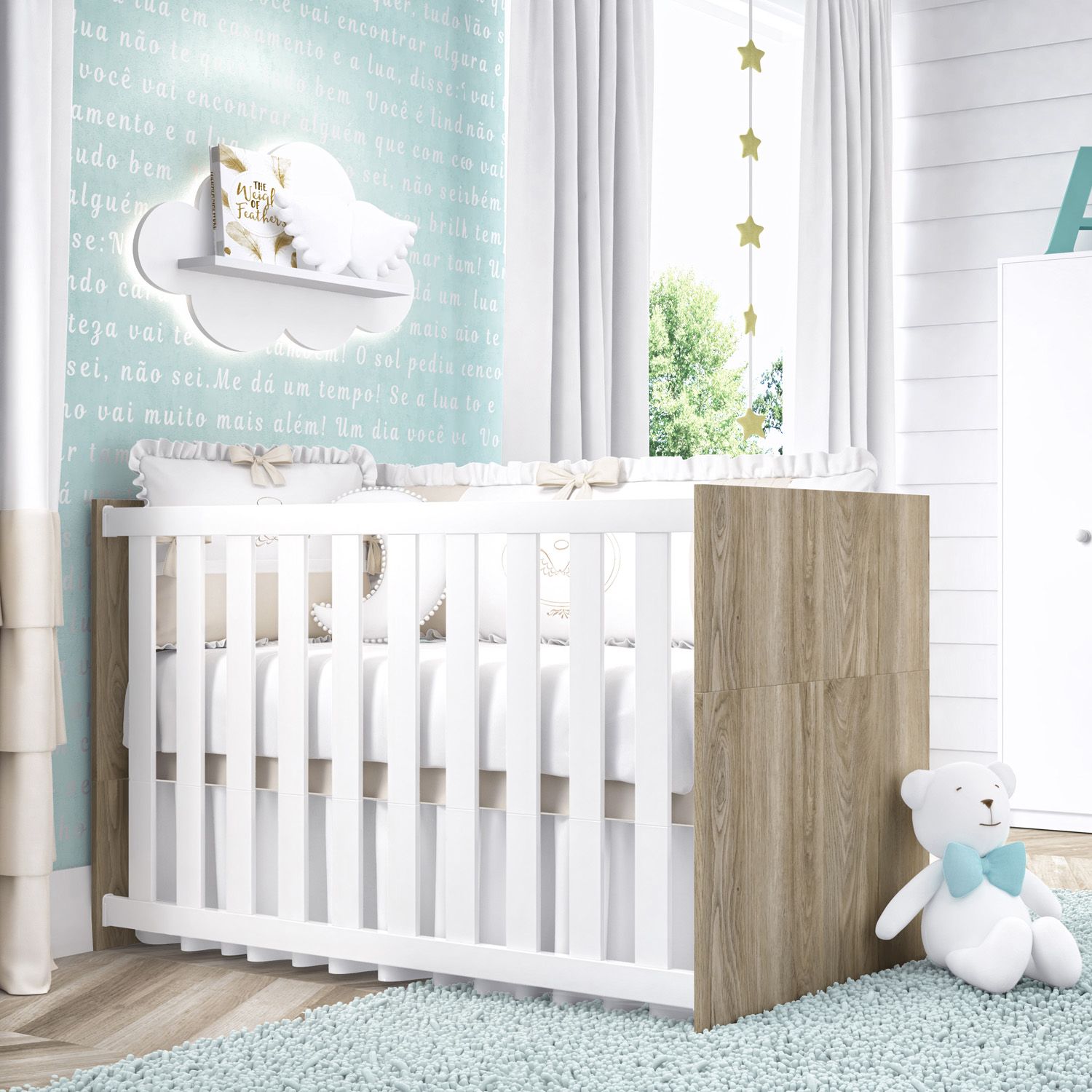 Berço Americano Branco Bianco