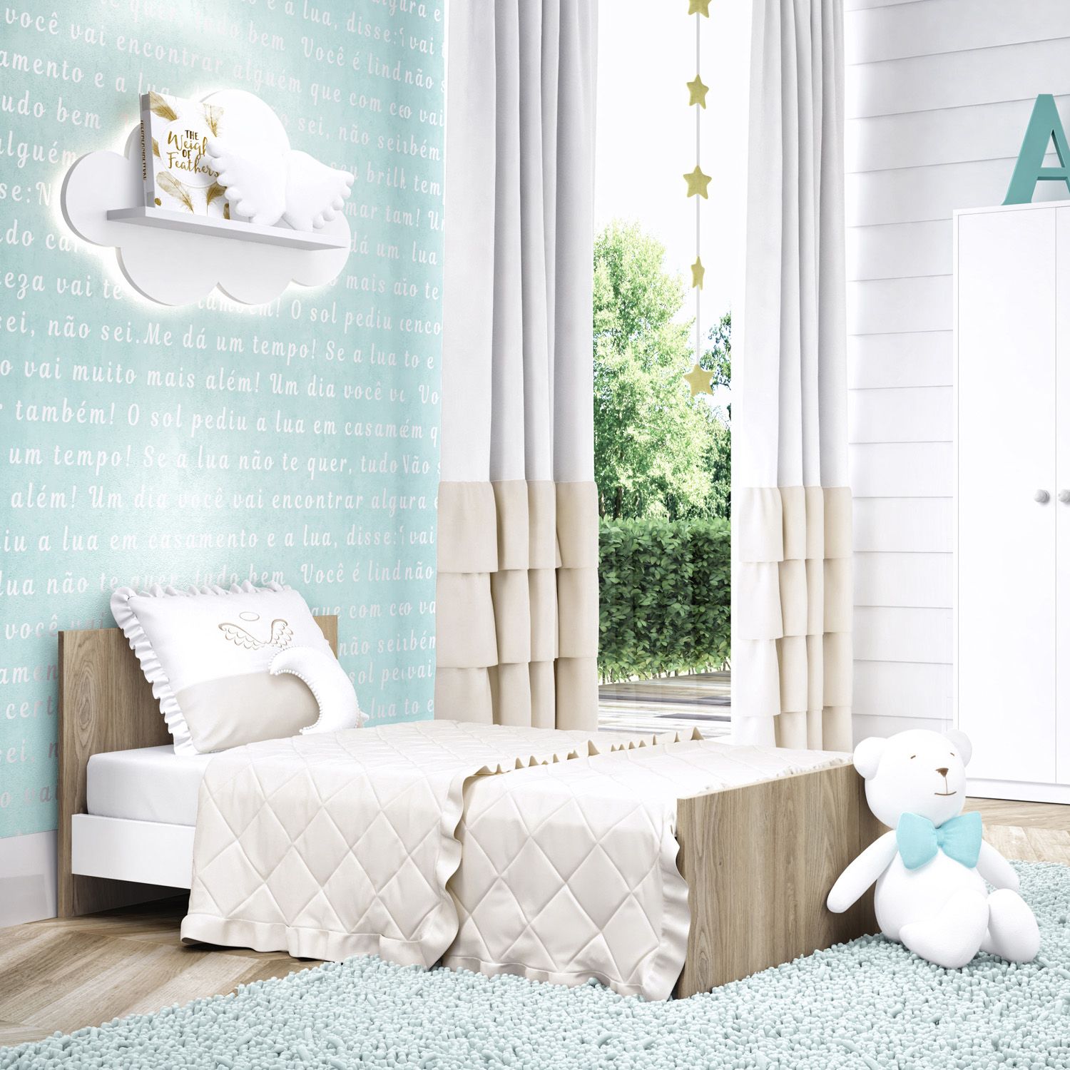 Berço Americano Branco Bianco