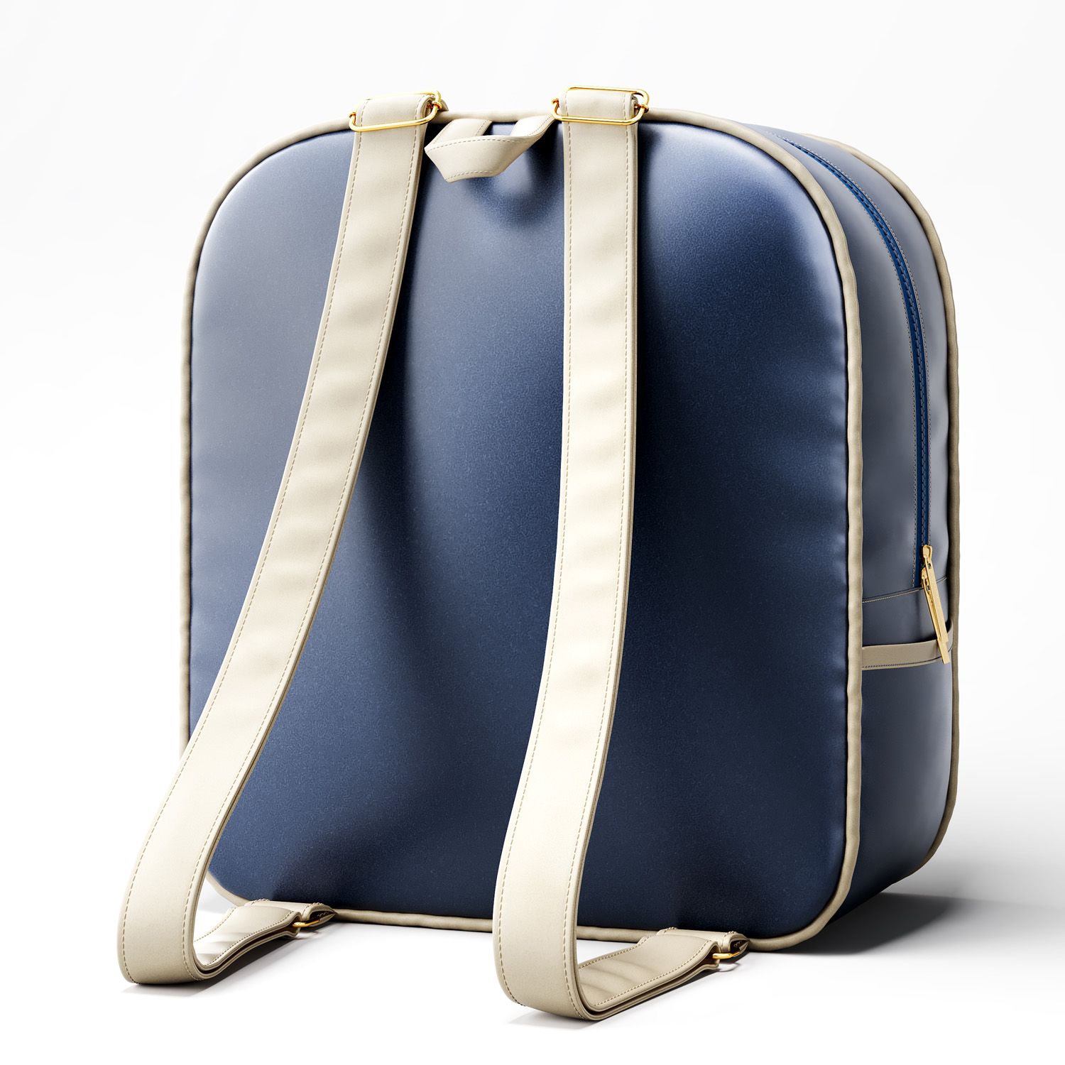 Mochila Maternidade Carrinhos Azul Marinho 36cm