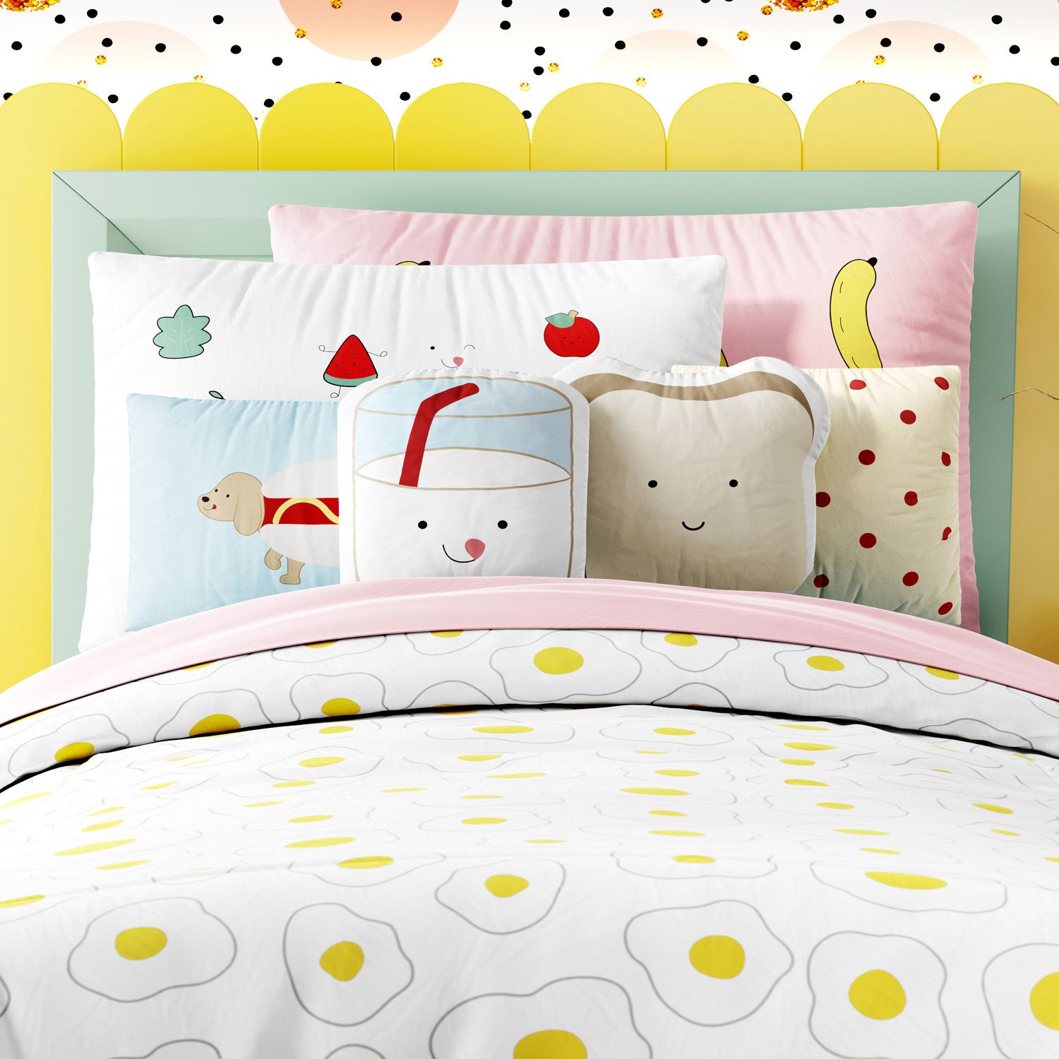 Kit Cama Infantil Solteiro Food