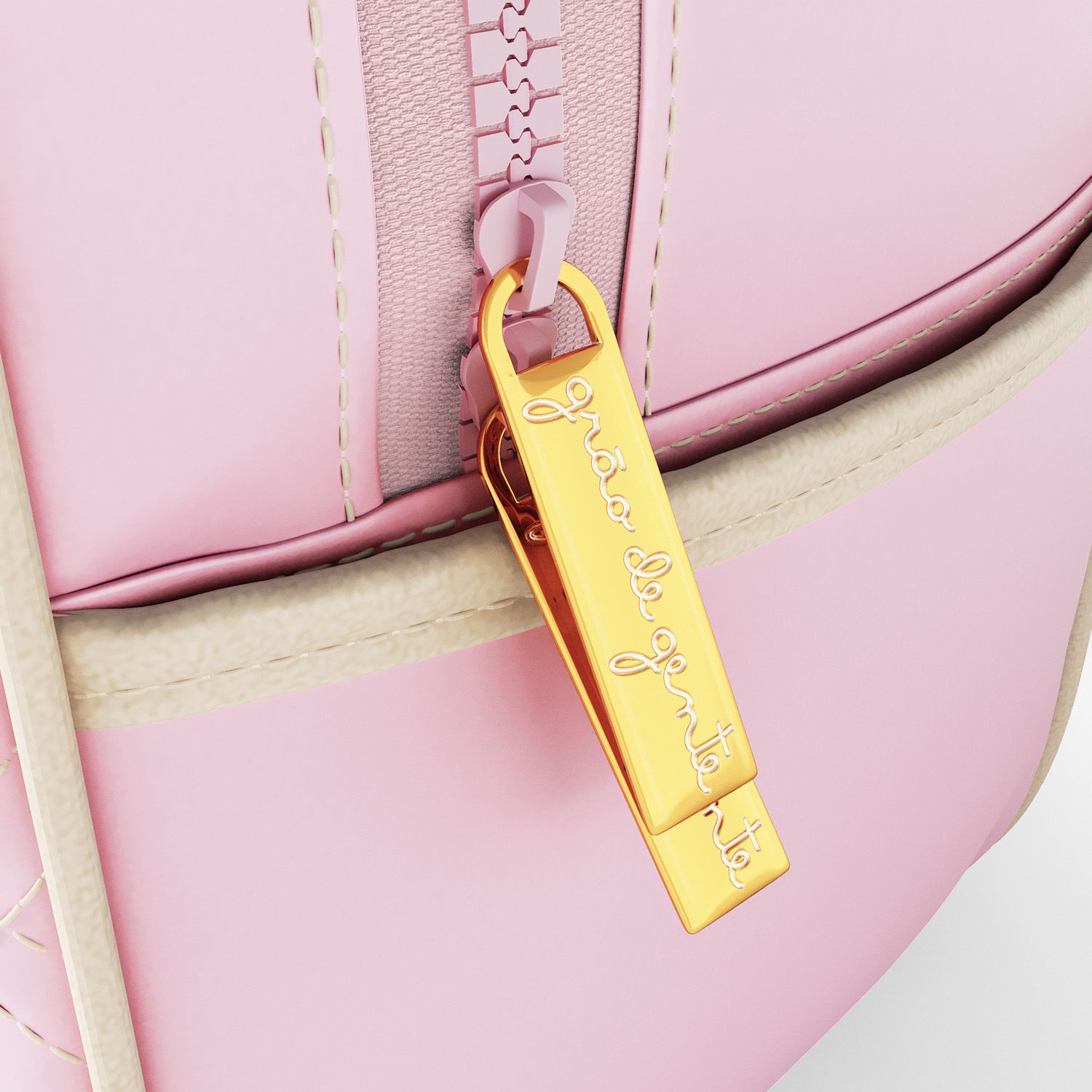 Bolsa Maternidade Luxo Azul Marinho e Bege 40cm