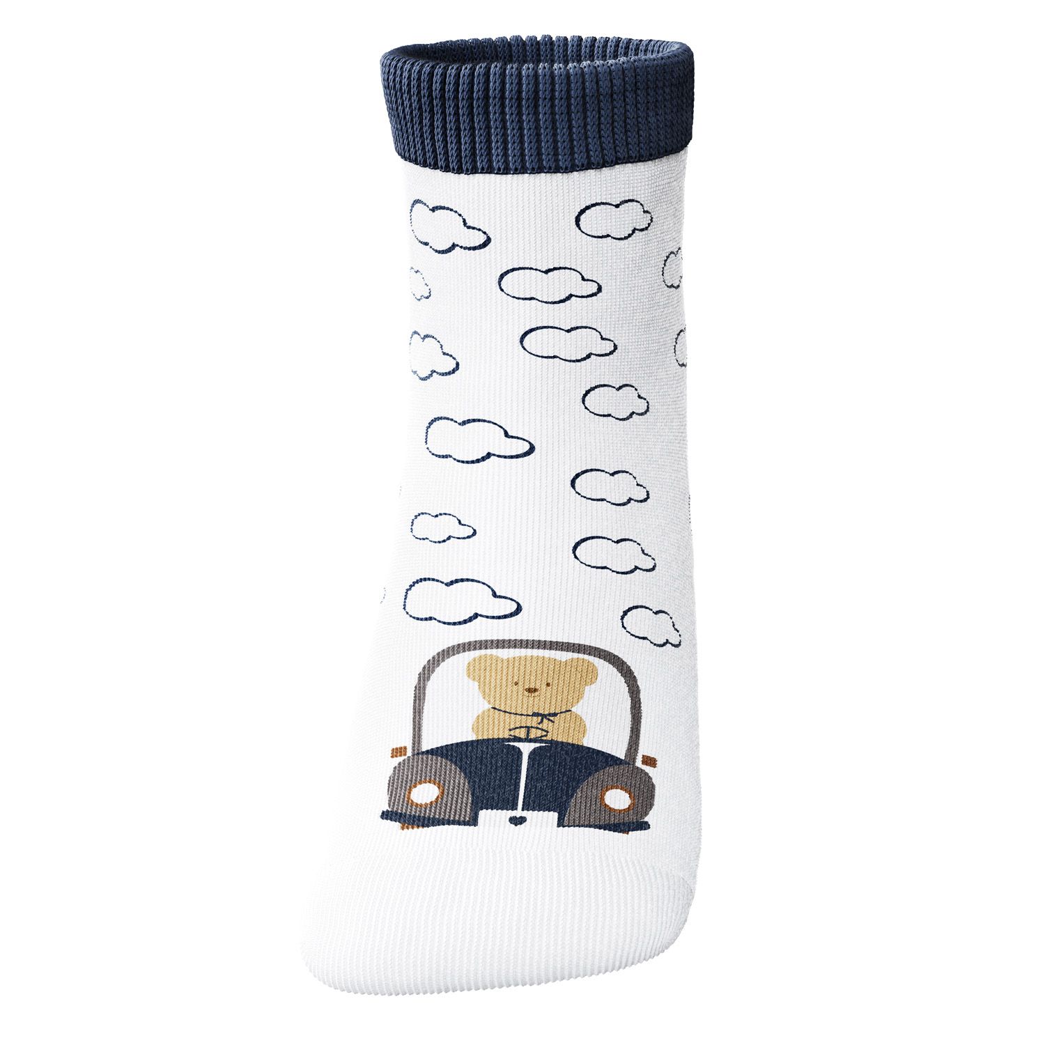 Meia Bebê Urso no Carrinho