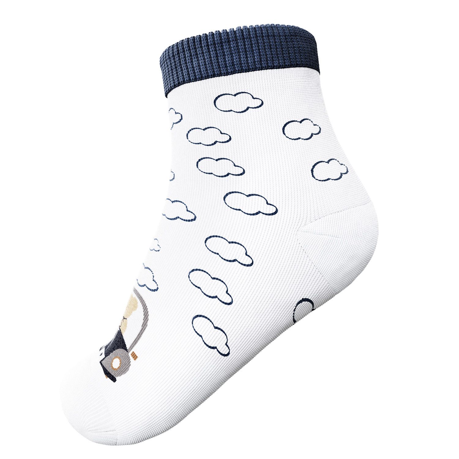 Meia Bebê Urso no Carrinho