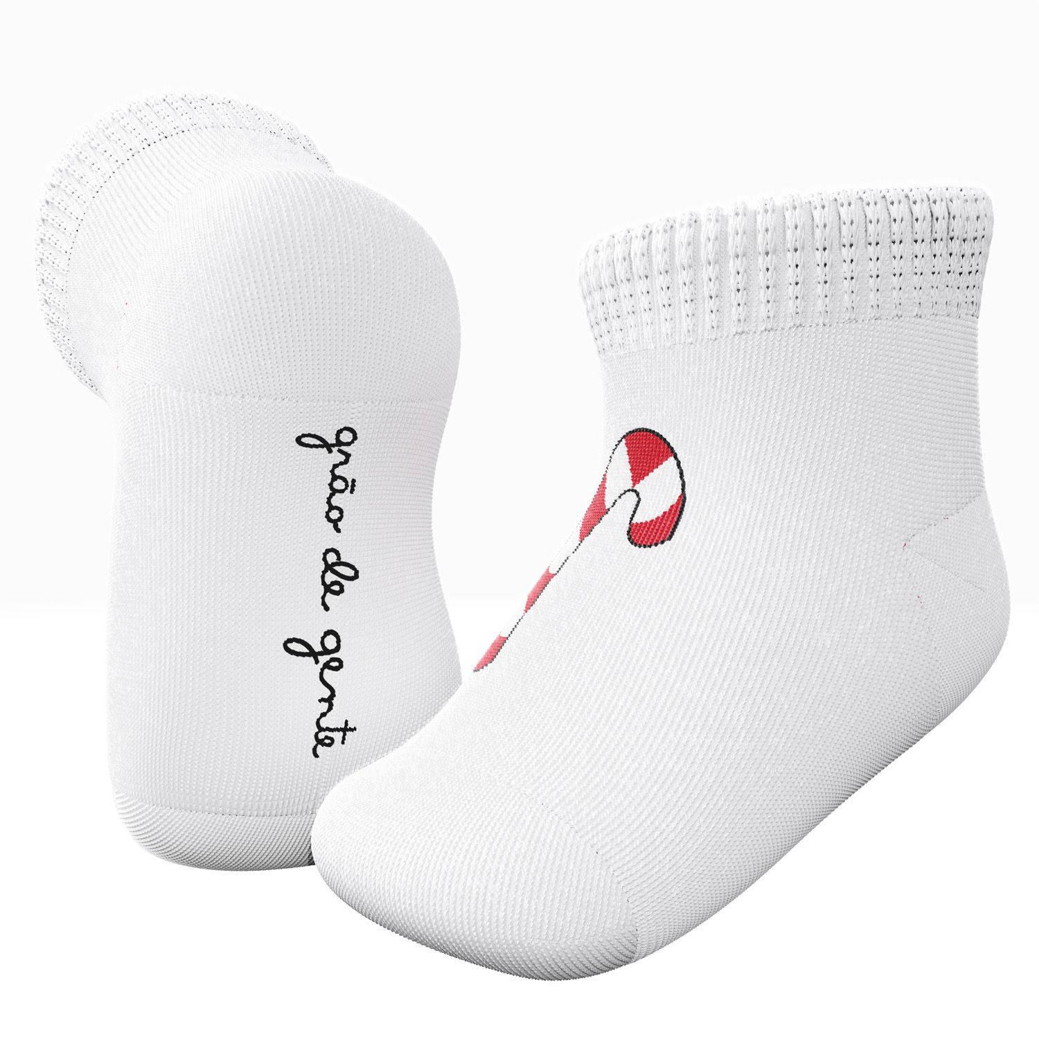 Kit Meia Bebê Tal Mãe Tal Filha Trocapé Pirulito e Donuts Rosa 4 Pares