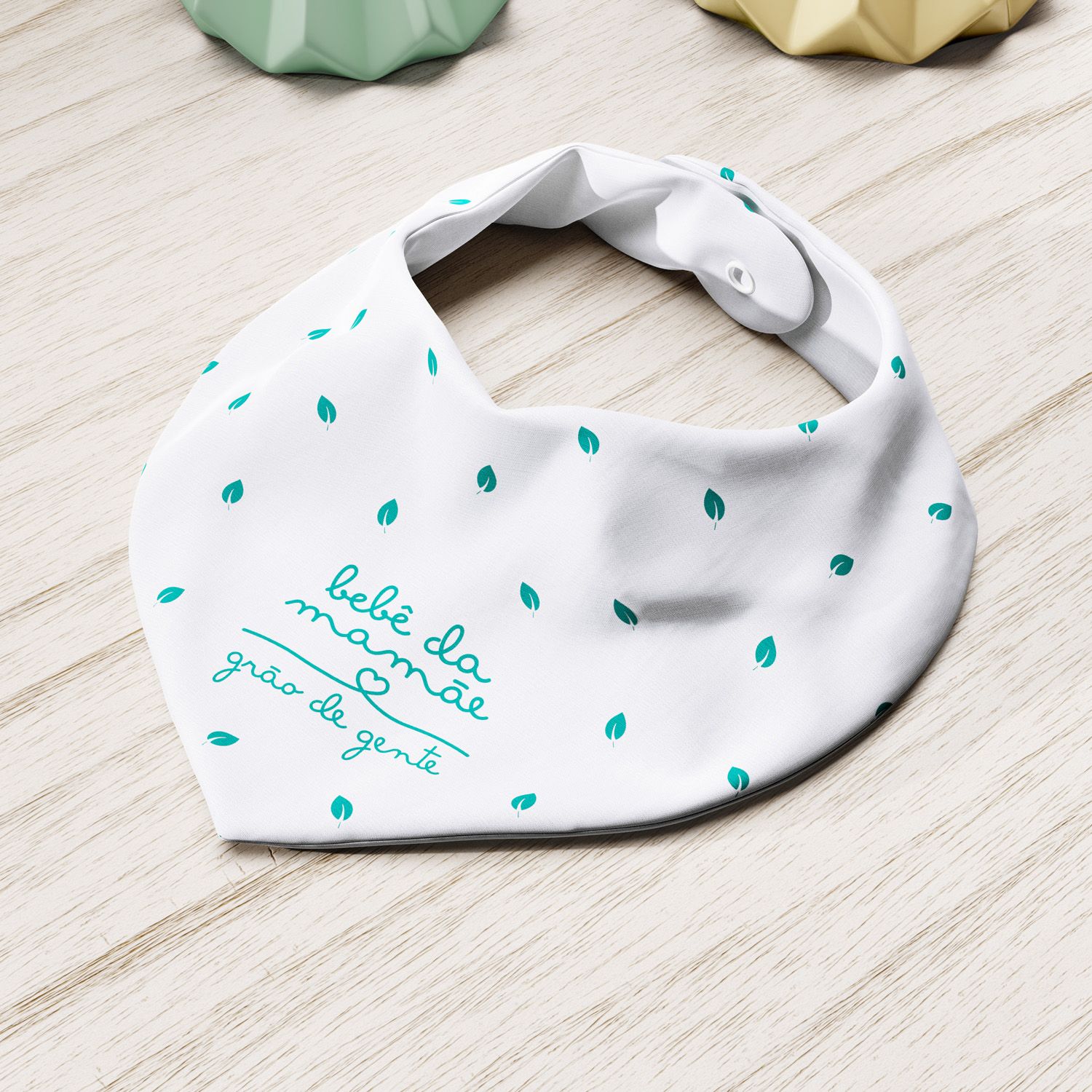 Babador Bandana Bebê da Mamãe Grão de Gente