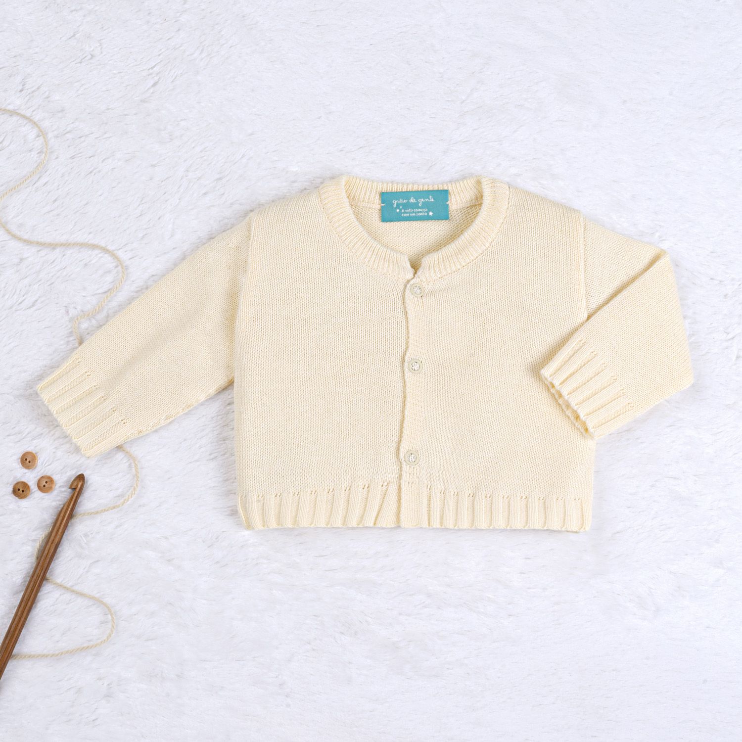 Casaquinho Tricot Básico Vermelho