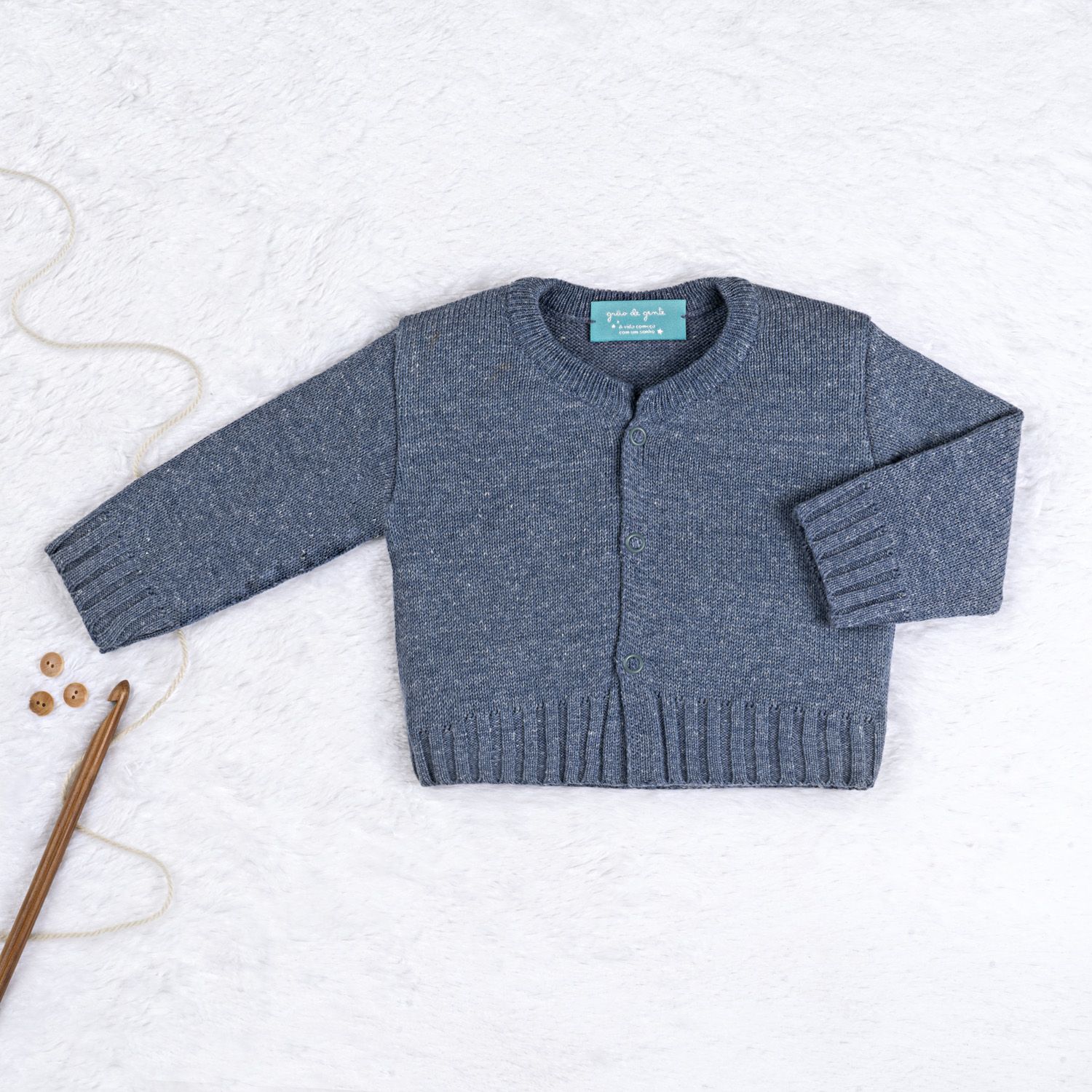 Casaquinho Tricot Básico Vermelho