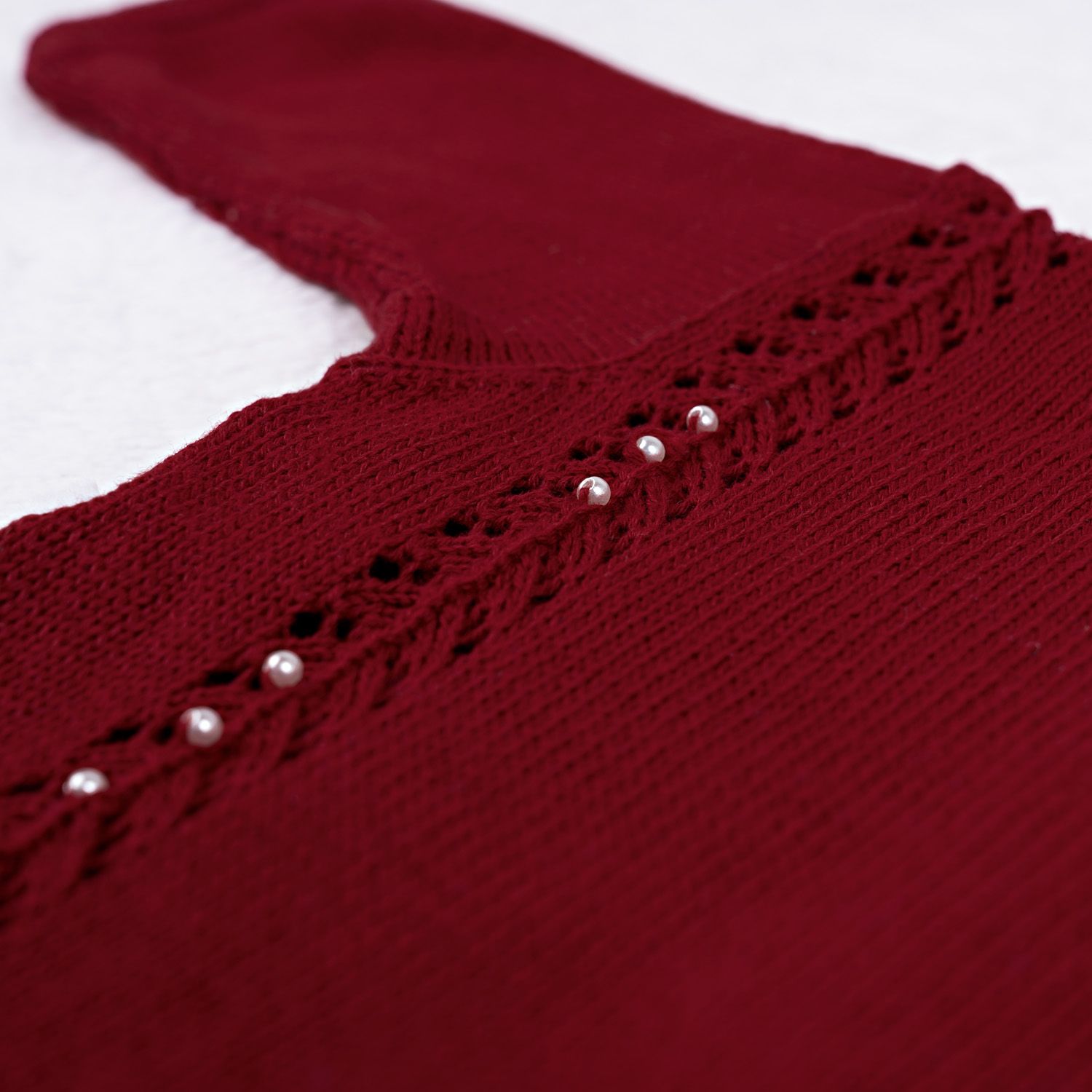 Macacão Tricot Espinha de Peixe com Pérola Amarelo