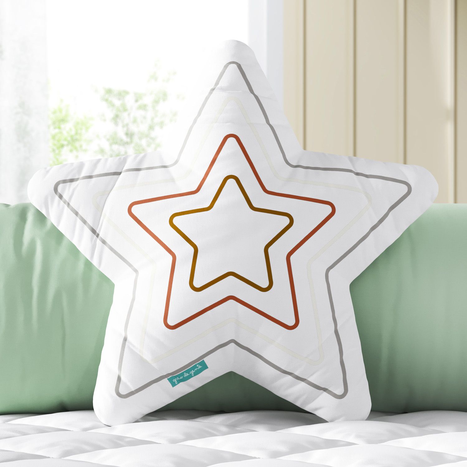 Almofada Estrela Boho 33cm