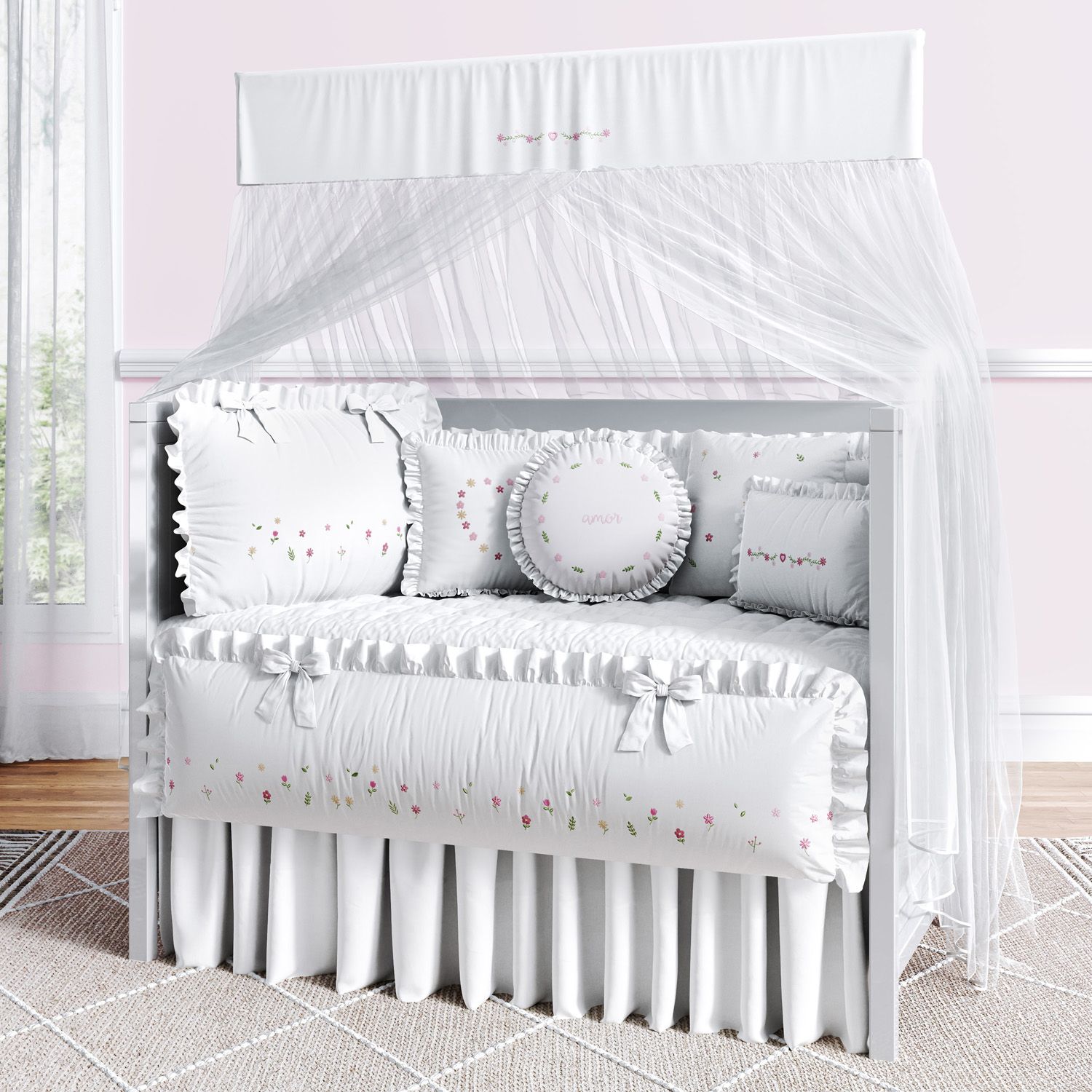 Kit Berço Floral Petit