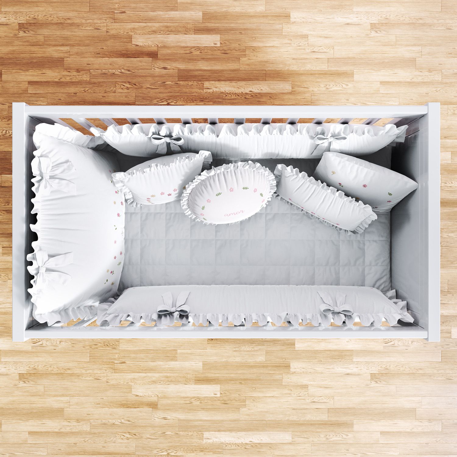 Kit Berço Floral Petit