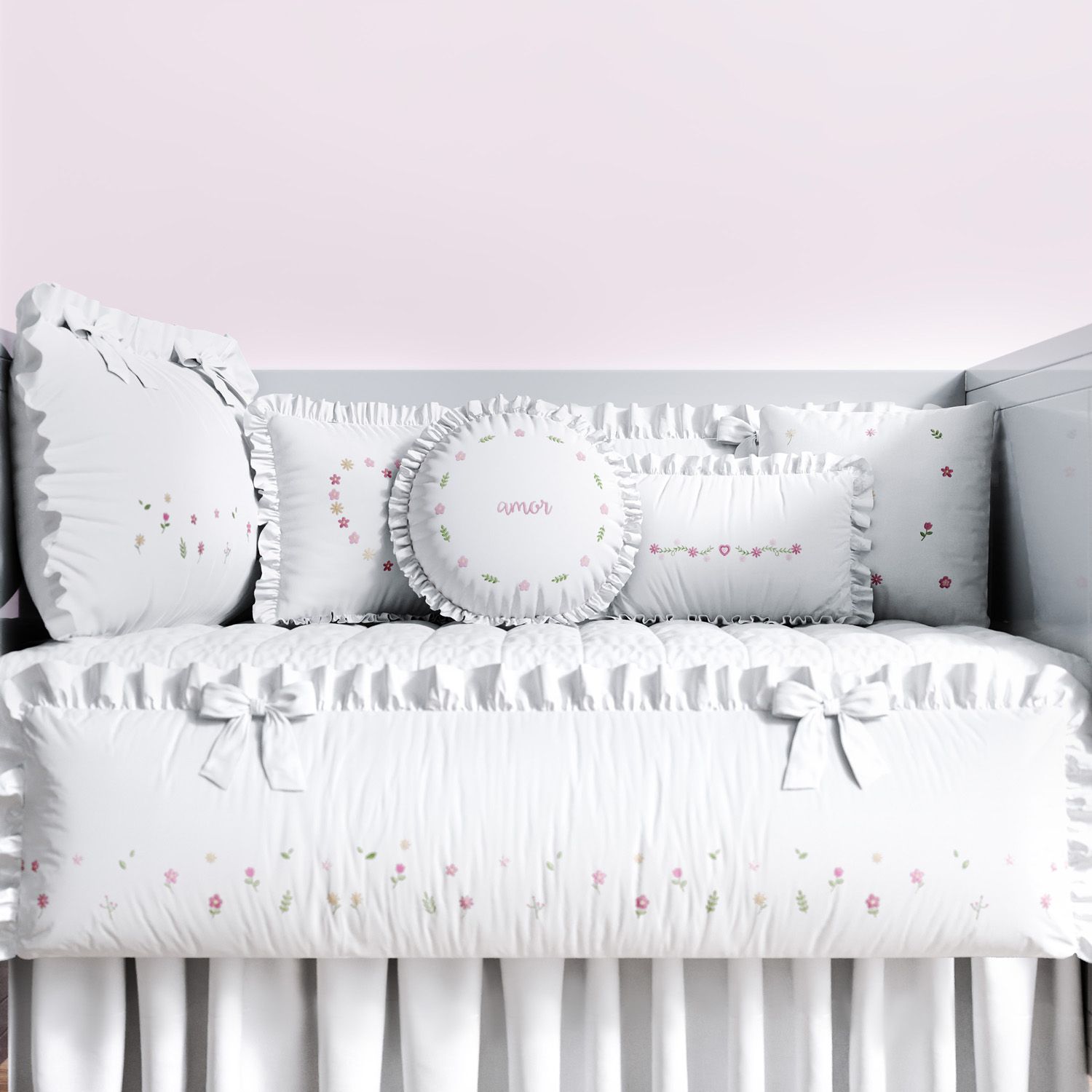 Kit Berço Floral Petit