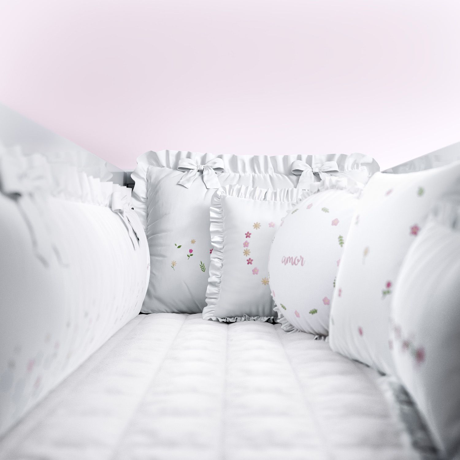 Kit Berço Floral Petit