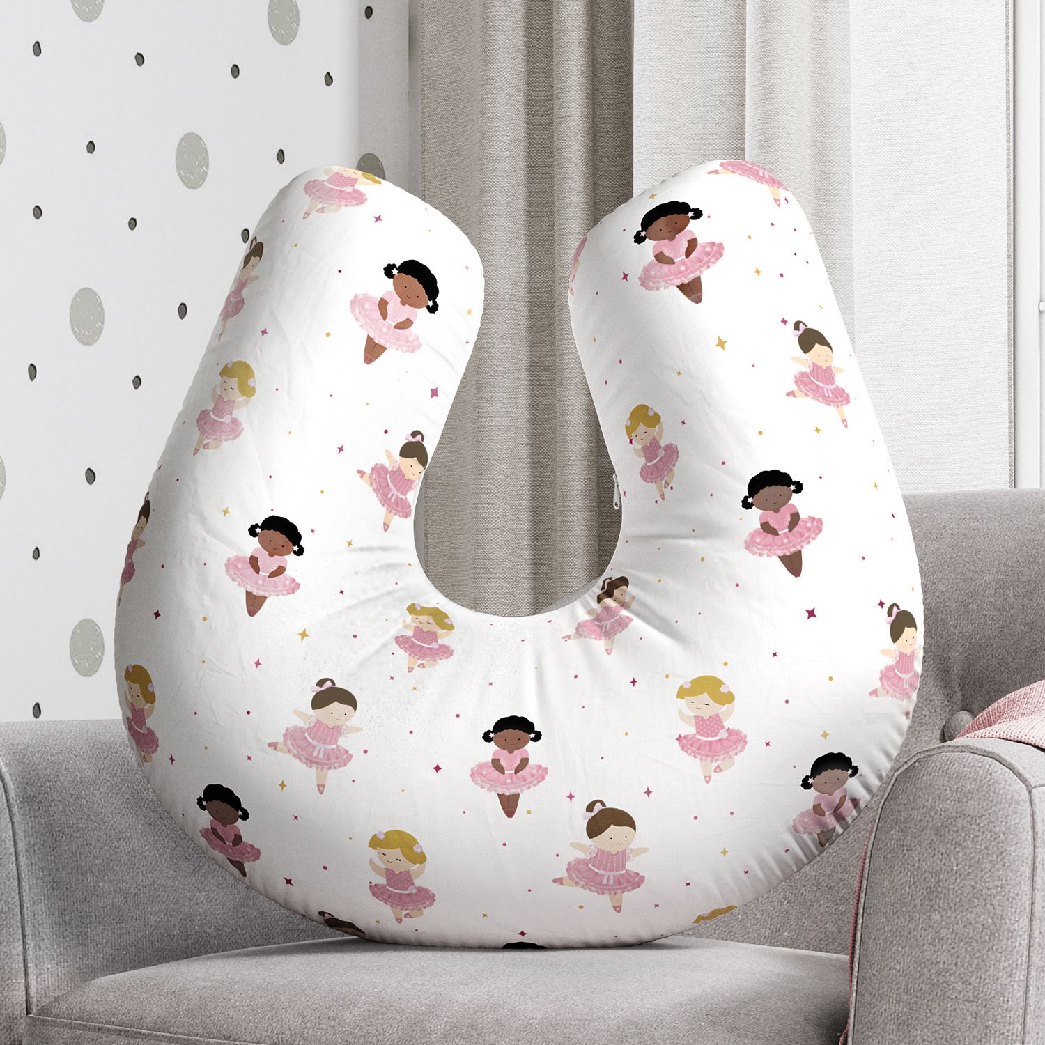 Almofada Amamentação Bailarinas Baby