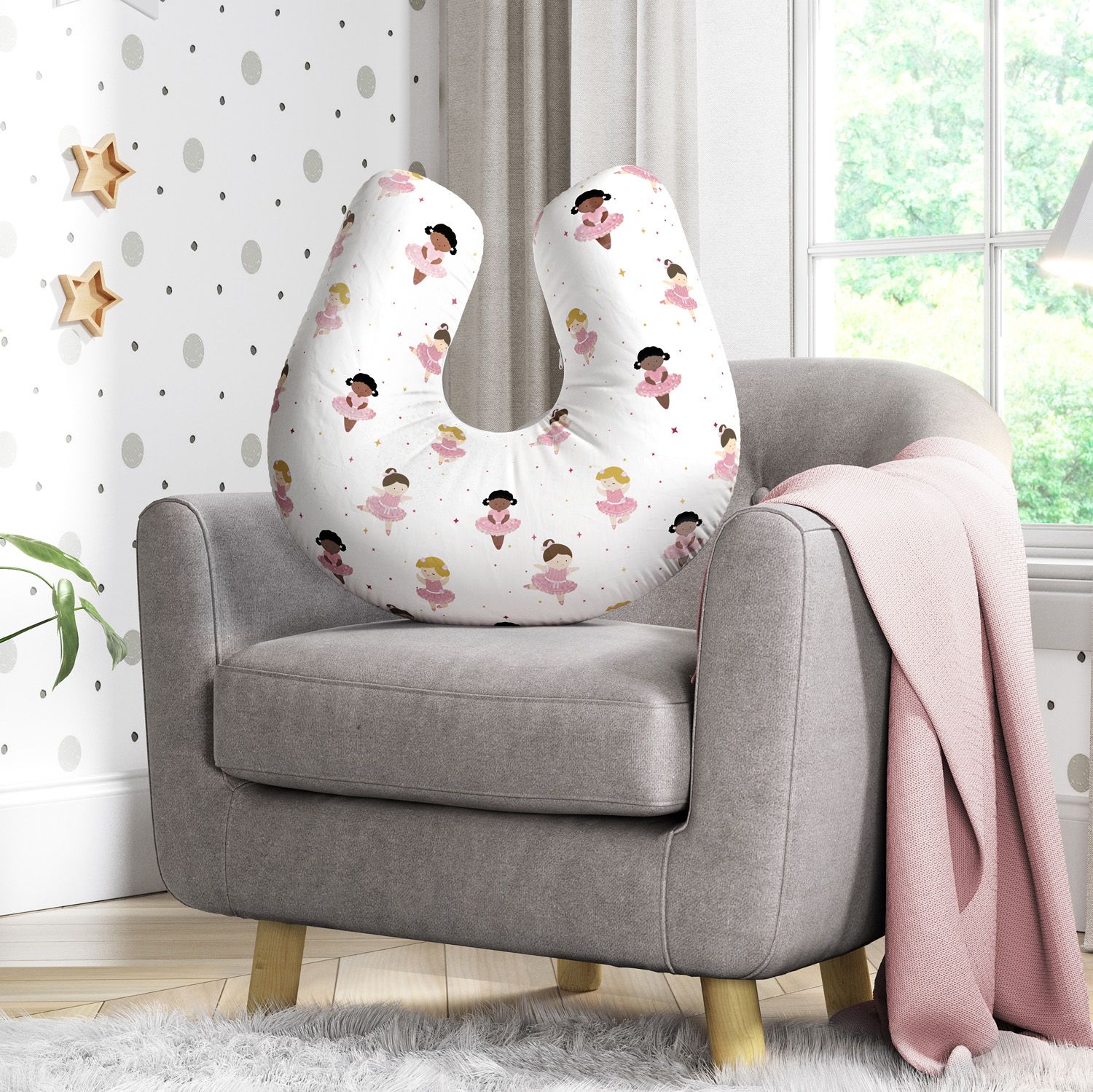 Almofada Amamentação Bailarinas Baby