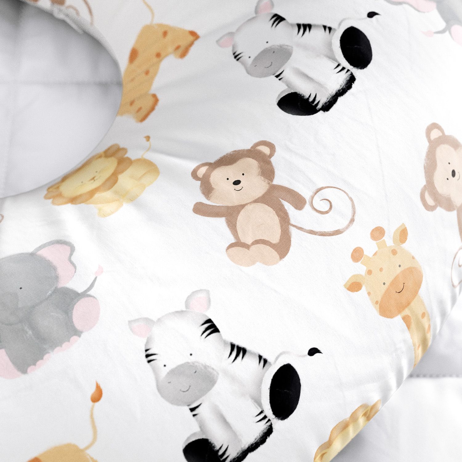 Almofada Amamentação Safári Aquarela