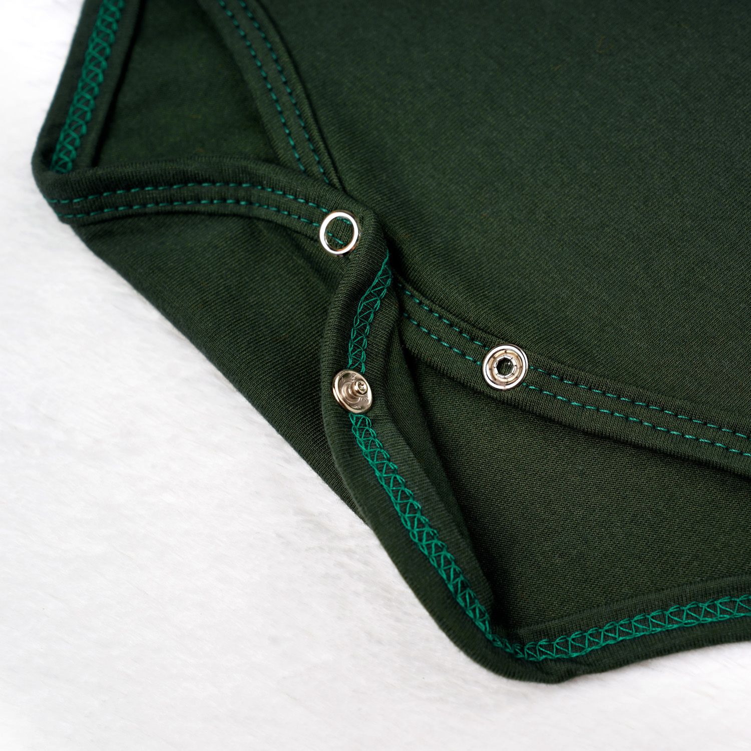 Body Manga Curta Baby Basics Azul Bebê