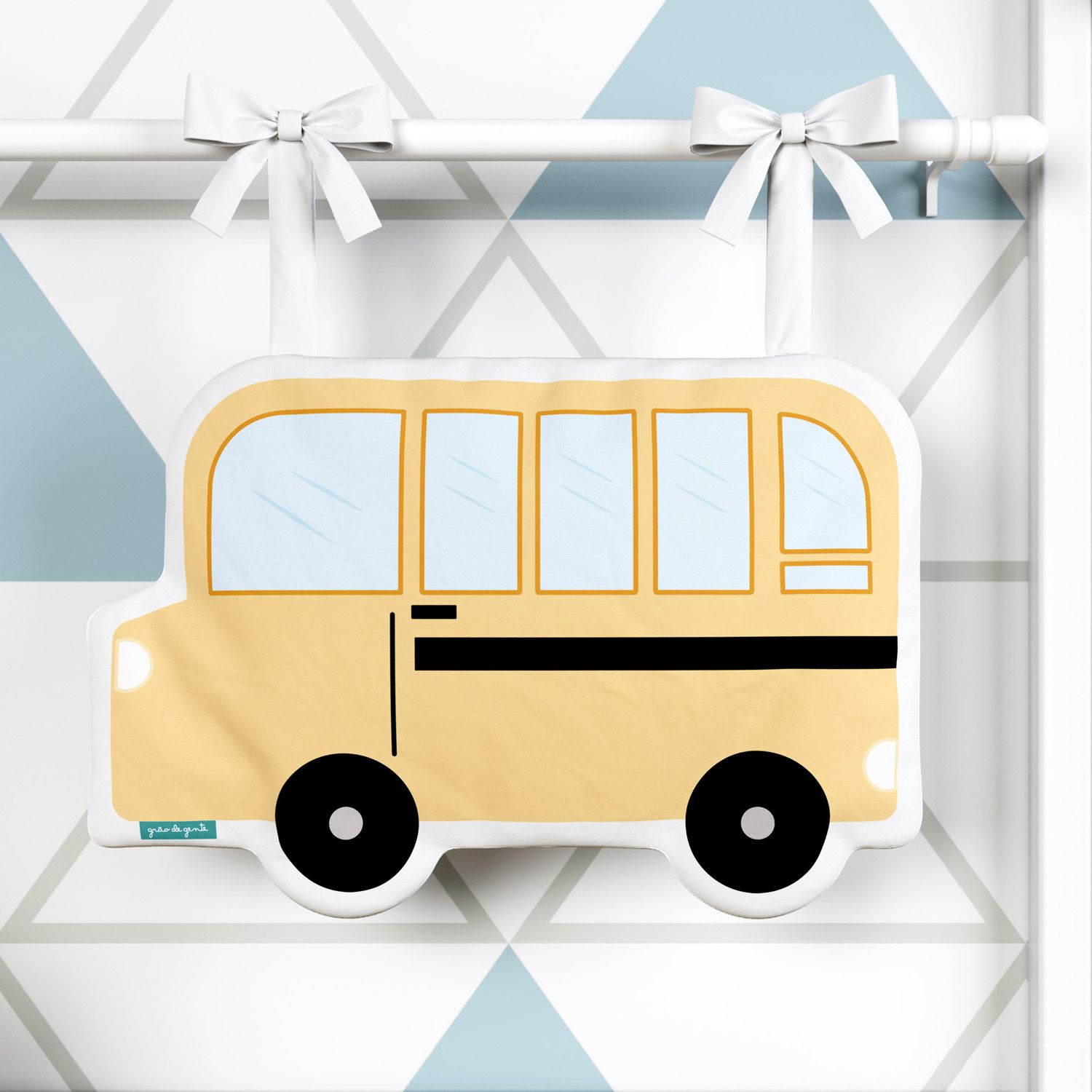 Porta Fraldas Ônibus Escolar Amarelo