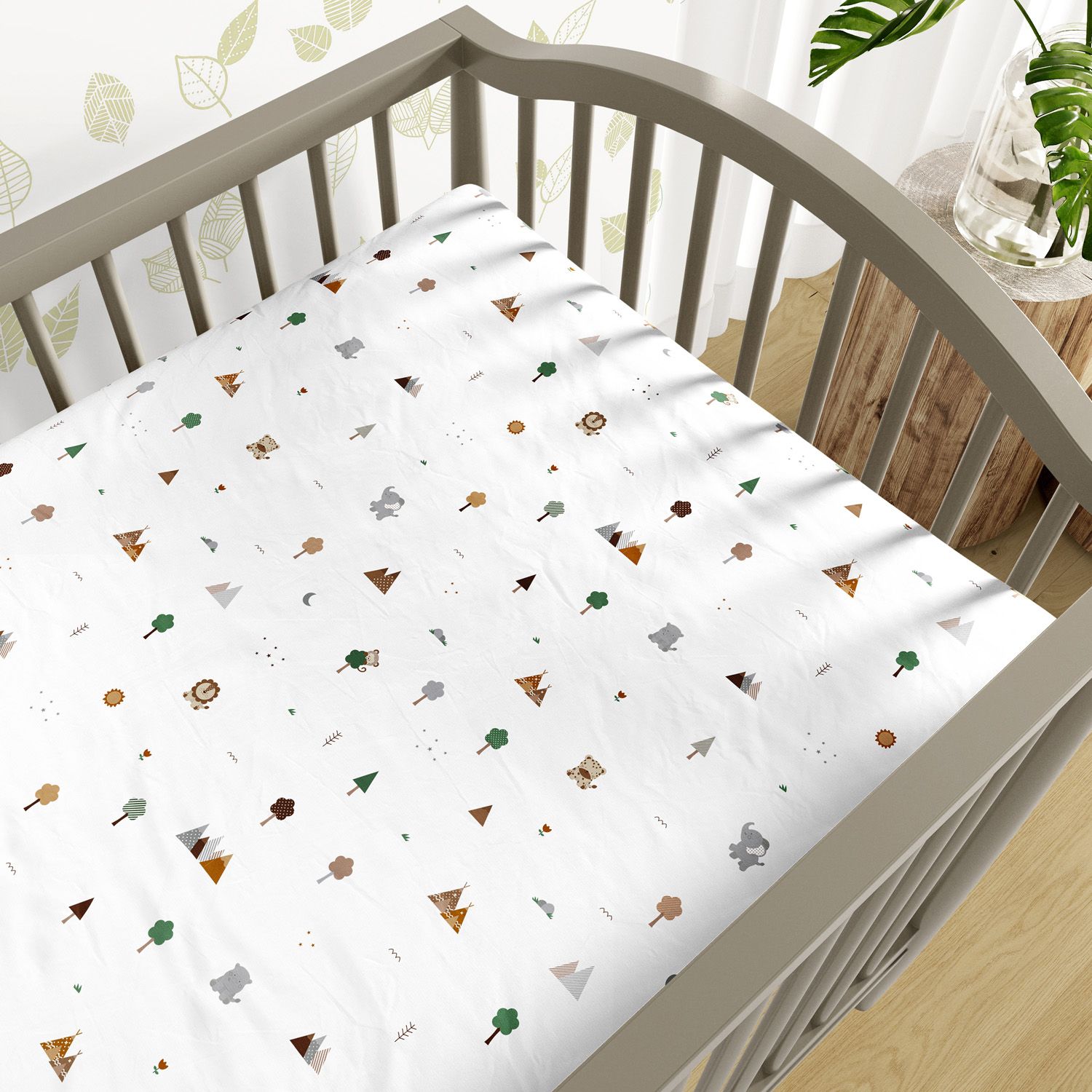 Lençol Berço com Elástico Savana Baby