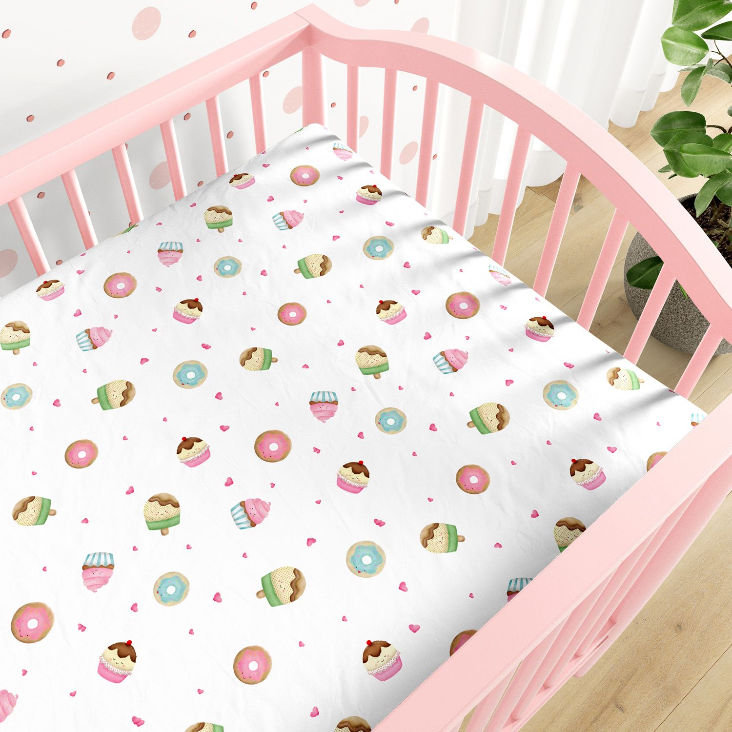 Lençol Berço com Elástico Doce Sonho