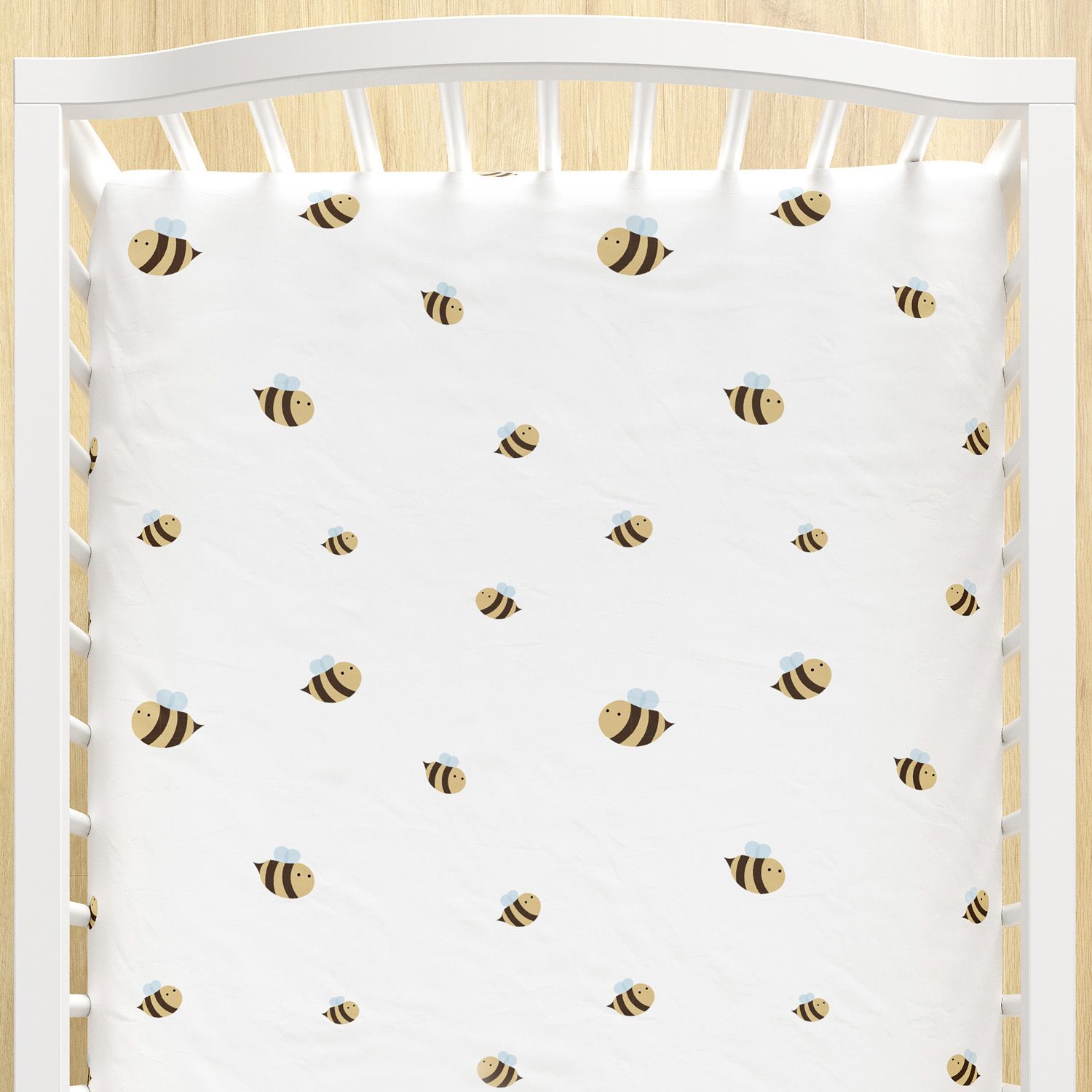 Lençol Berço com Elástico Abelhinha