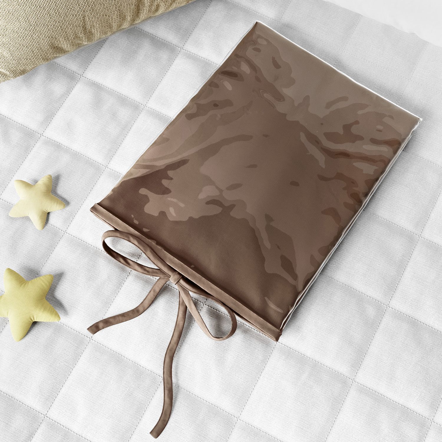 Trocador de Fraldas Portátil Clean Amarelo Mostarda 65X50cm