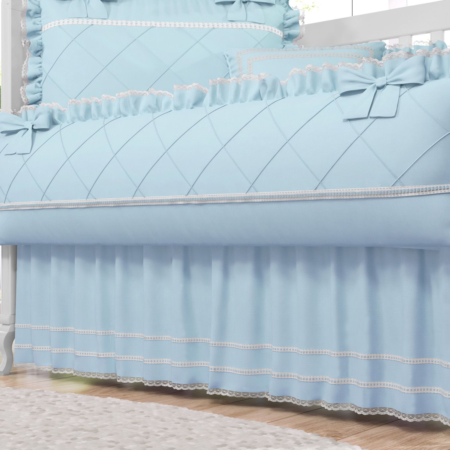 Kit Berço Branco Clássico