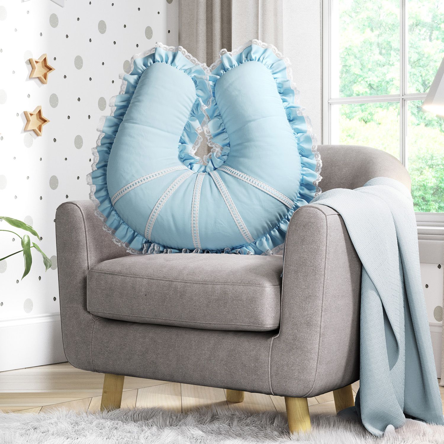 Almofada Amamentação Branco Clássico