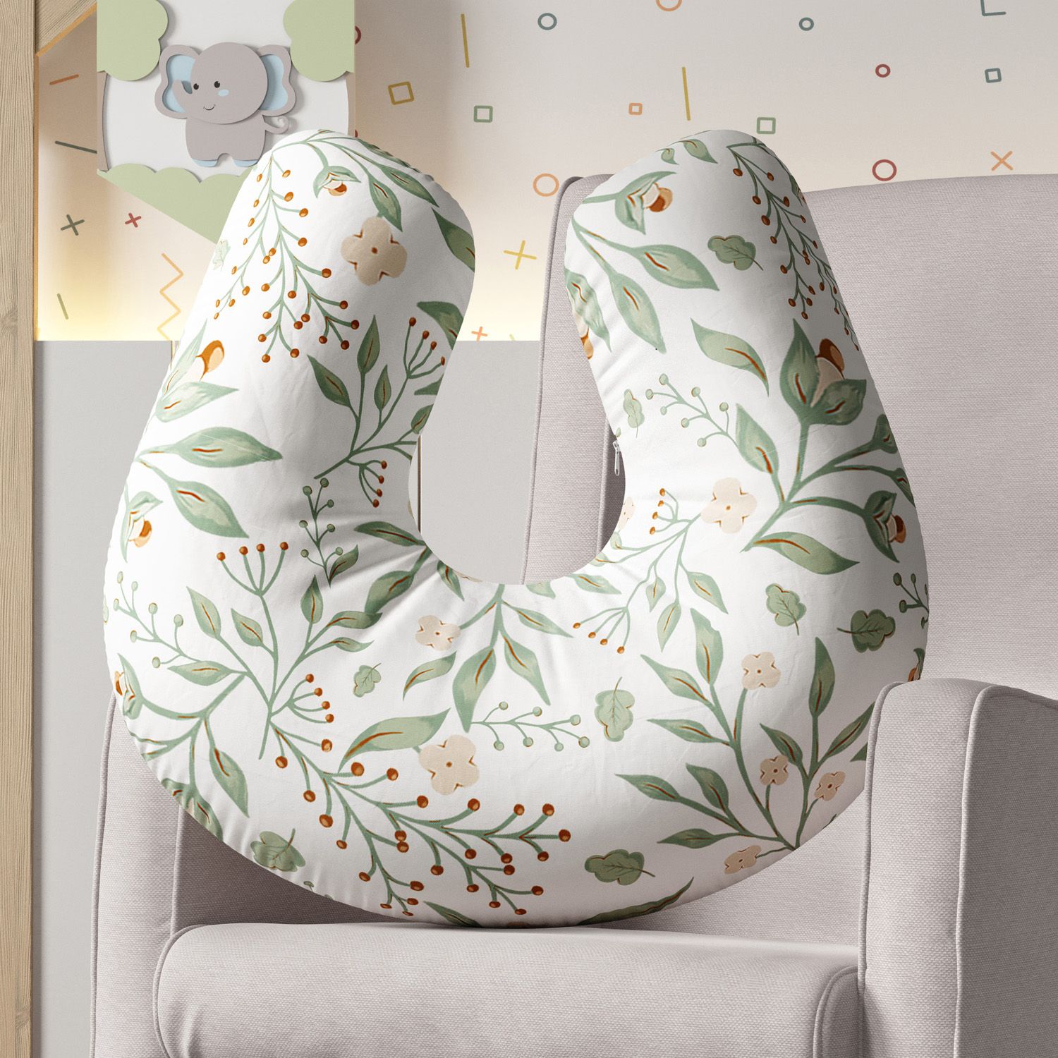 Almofada Amamentação Bosque Verde