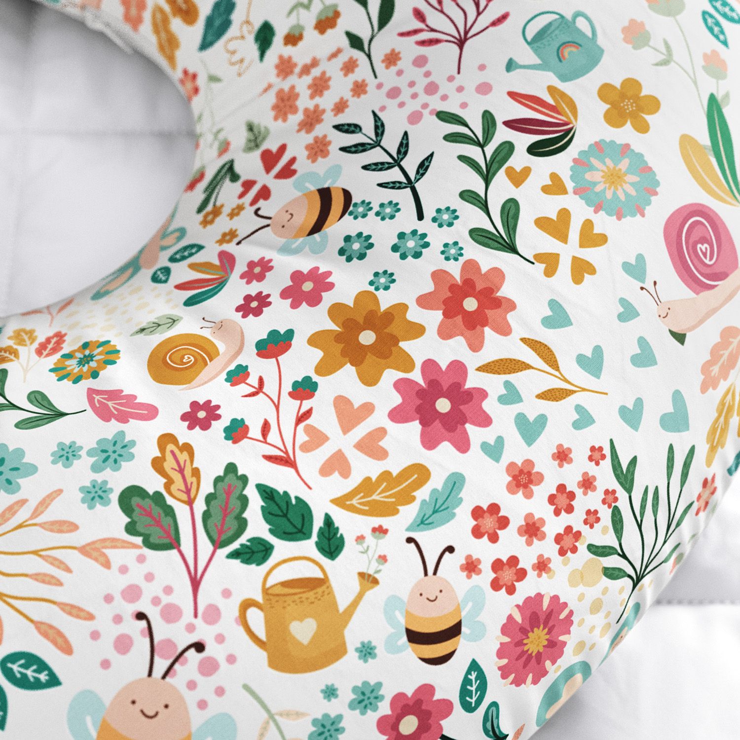 Almofada Amamentação Jardim Encantado