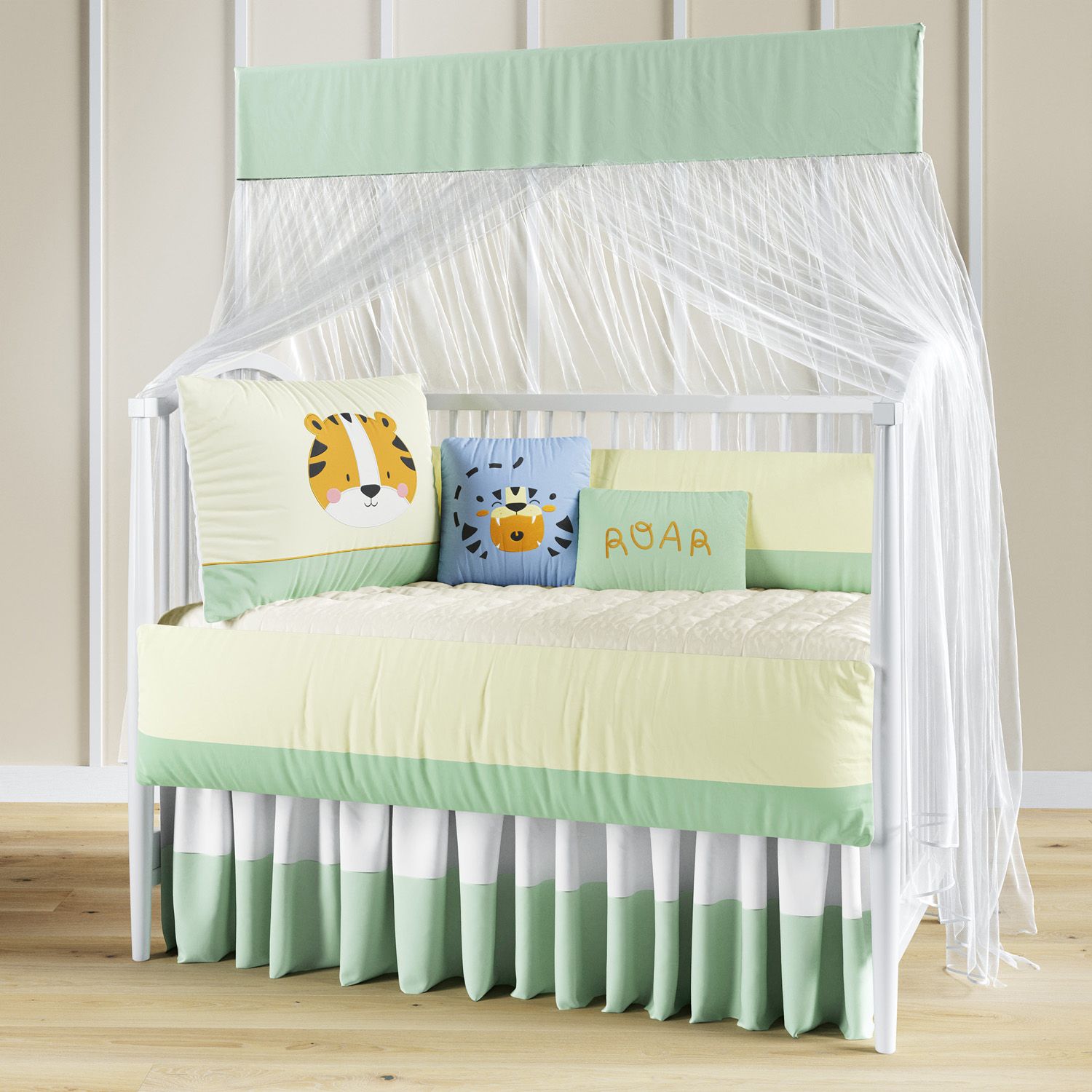 Kit Berço Carinha de Tigre