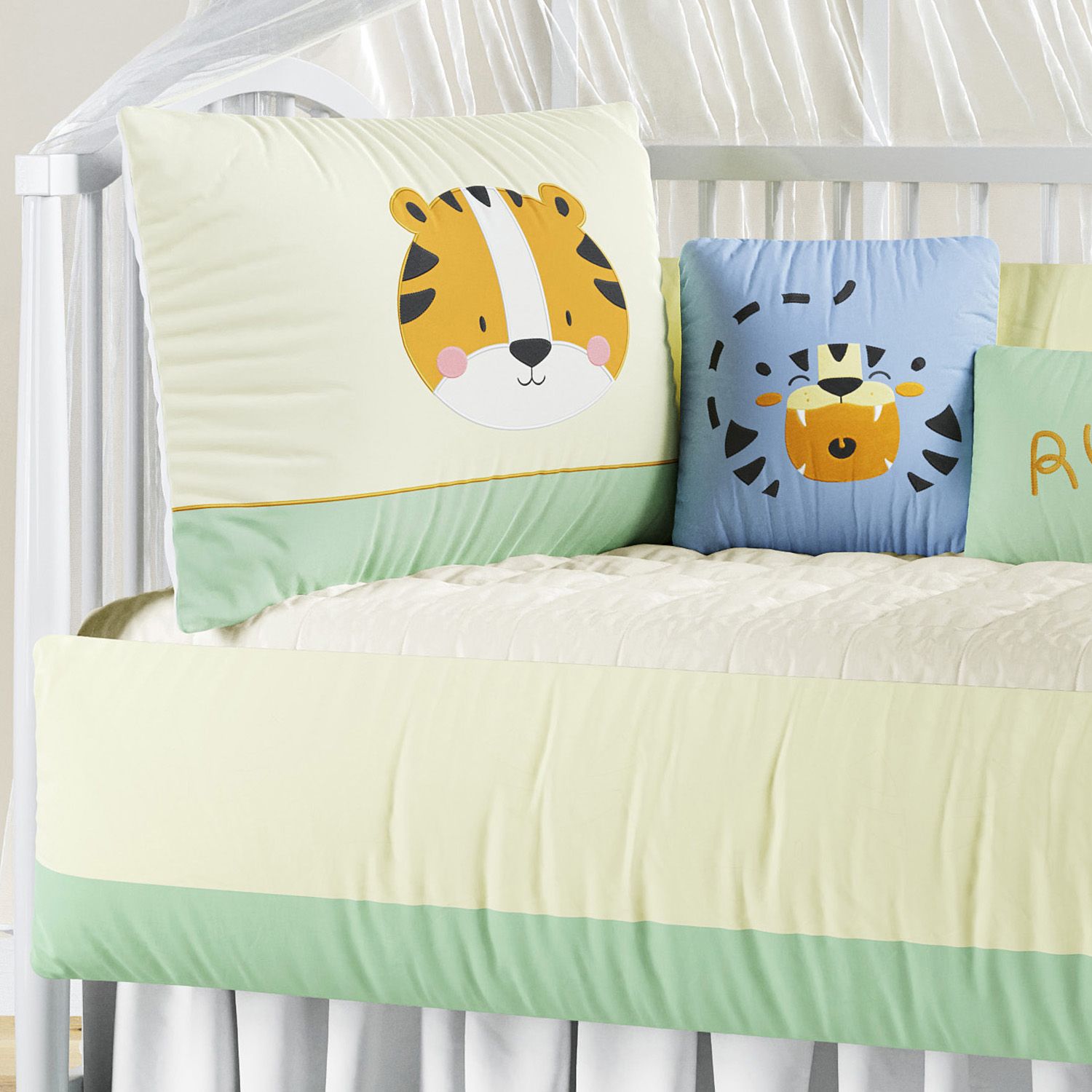 Kit Berço Carinha de Tigre