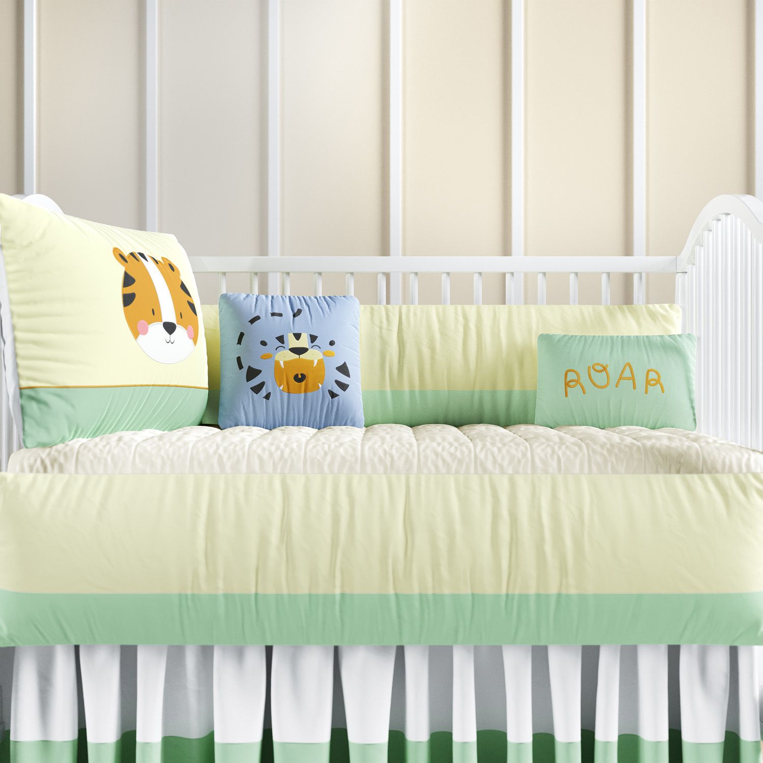 Kit Berço Carinha de Tigre