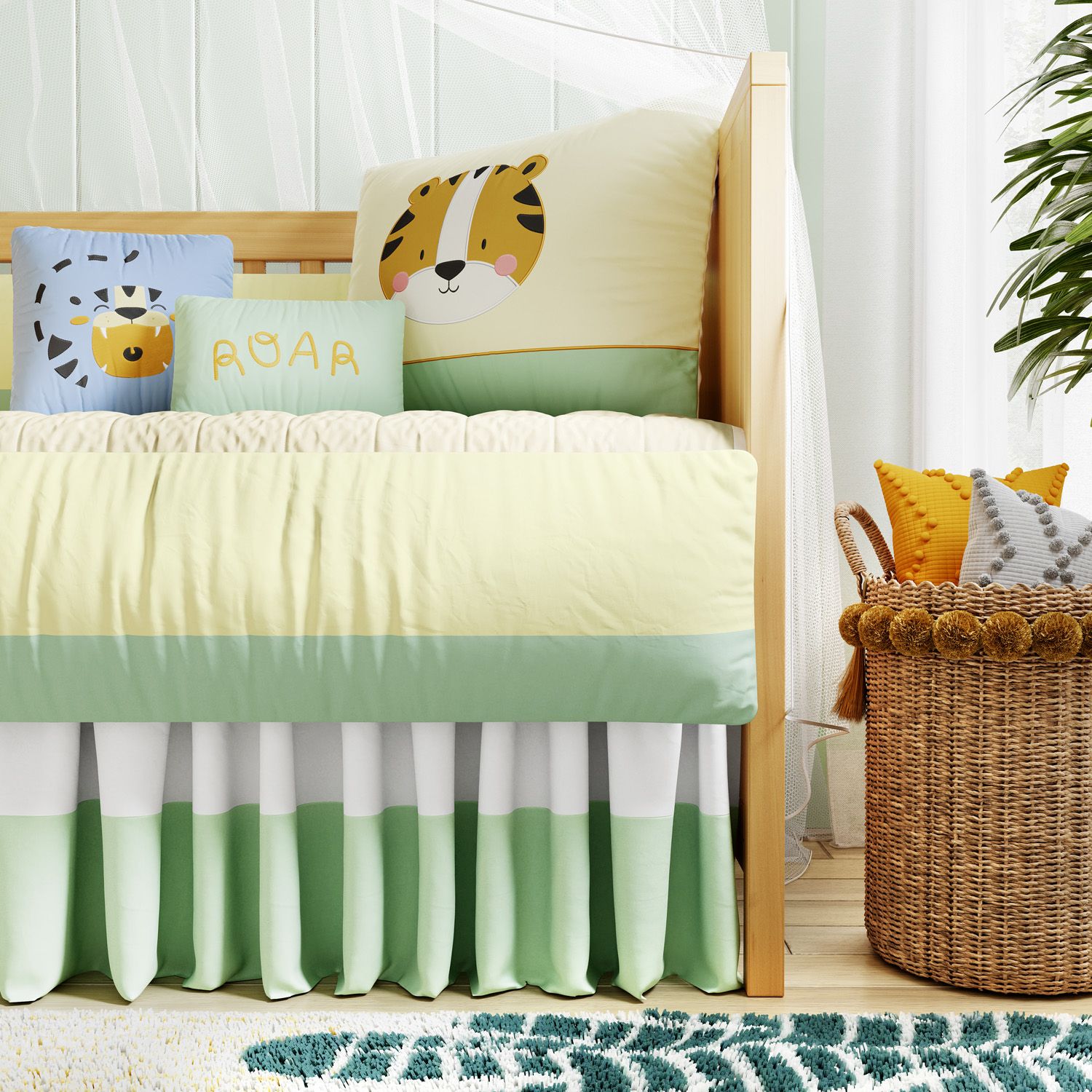 Kit Berço Carinha de Tigre