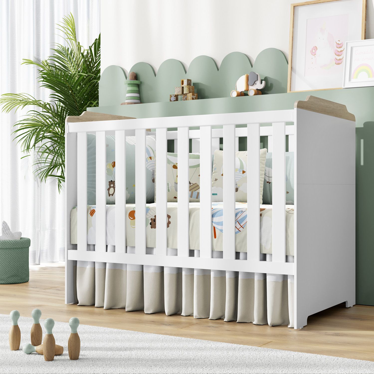 Berço Americano Branco Meli