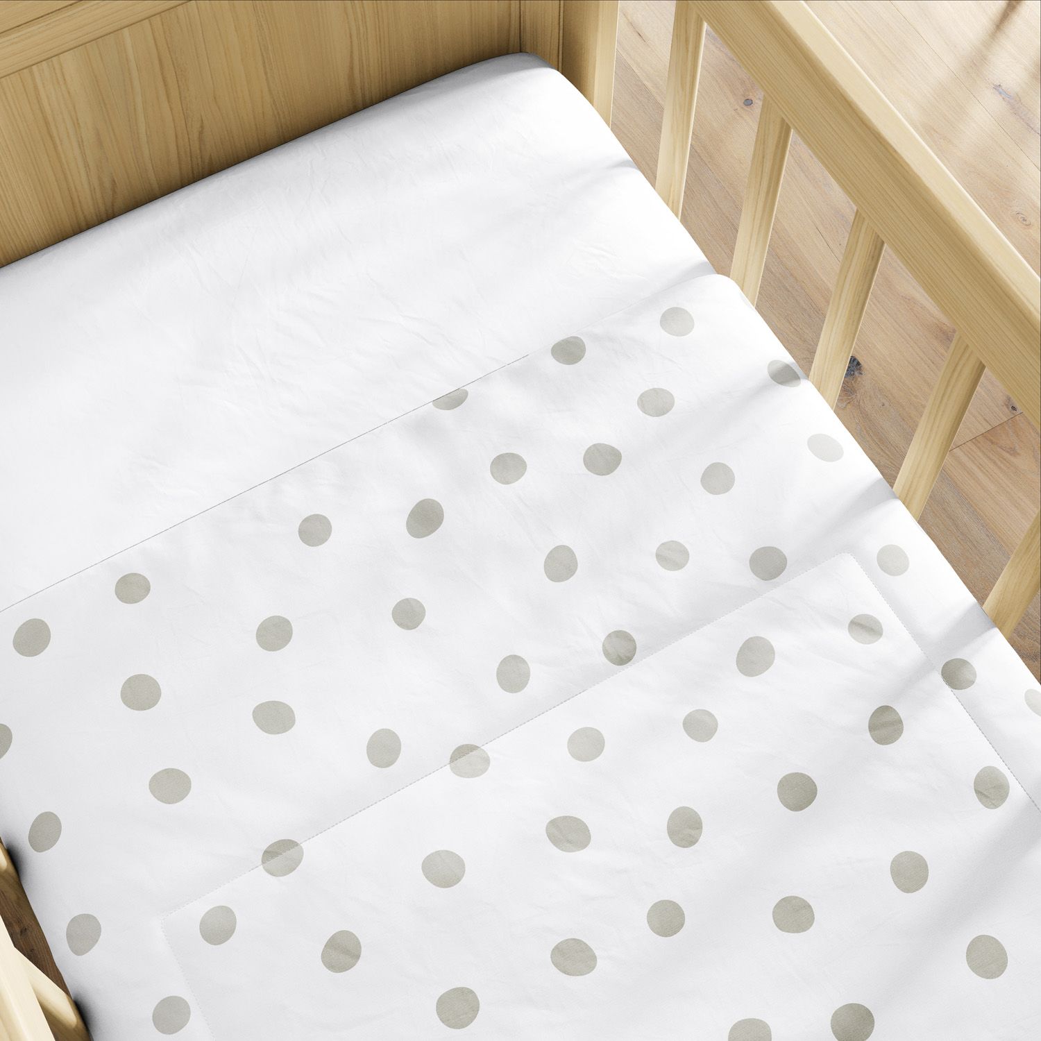 Edredom de Berço Maxi Poá Rosa