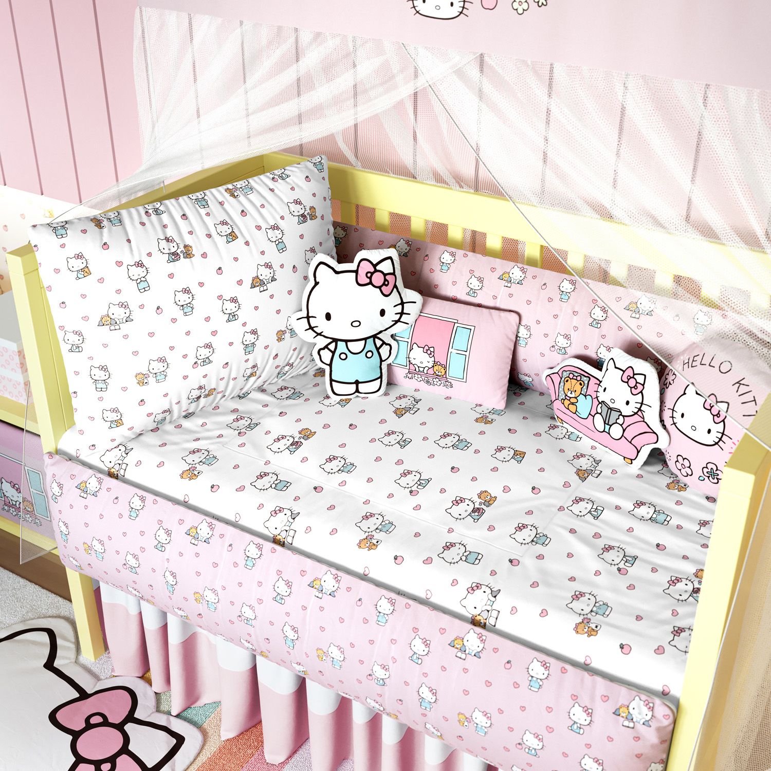 Kit Berço Hello Kitty