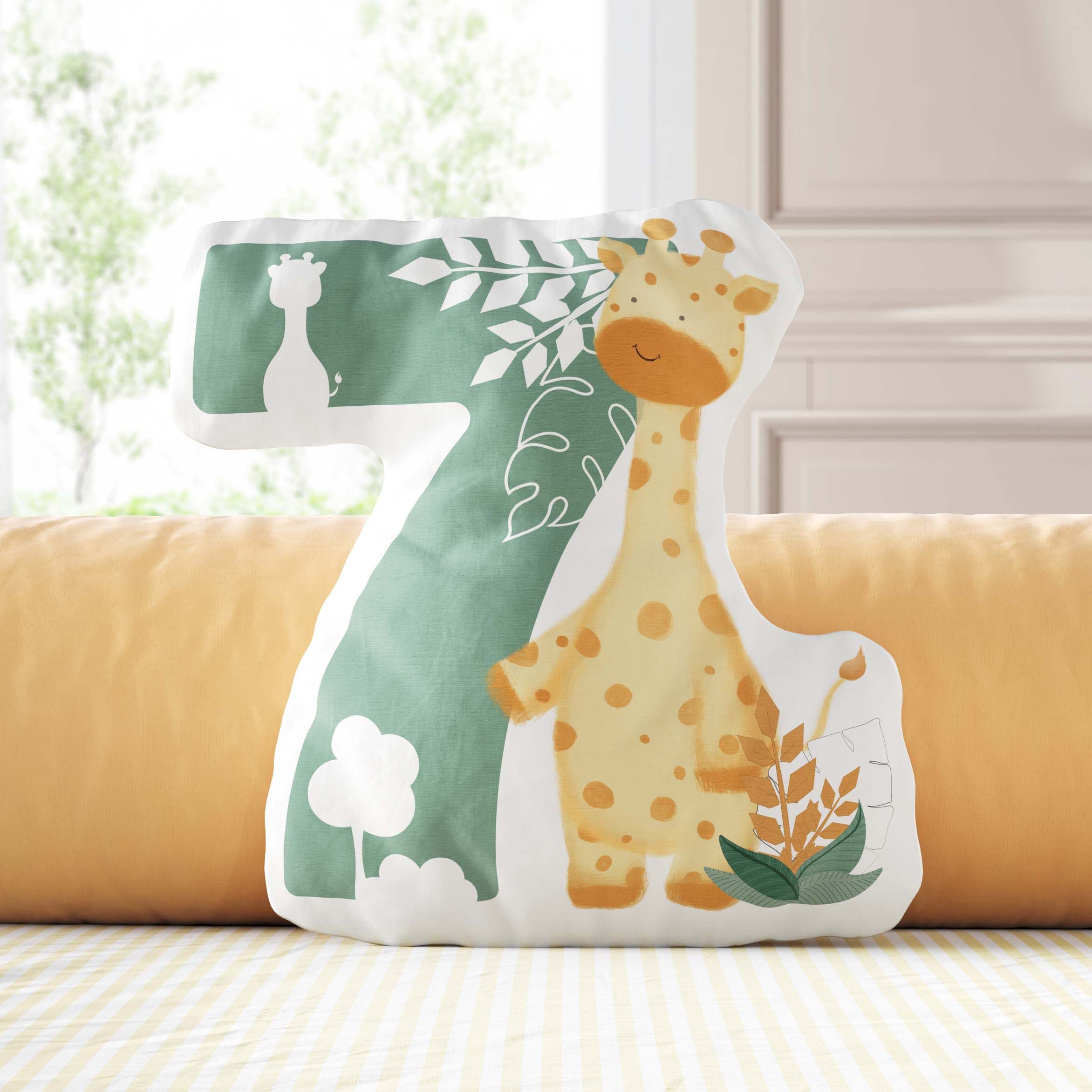 Almofada Mesversário Safári Aquarela